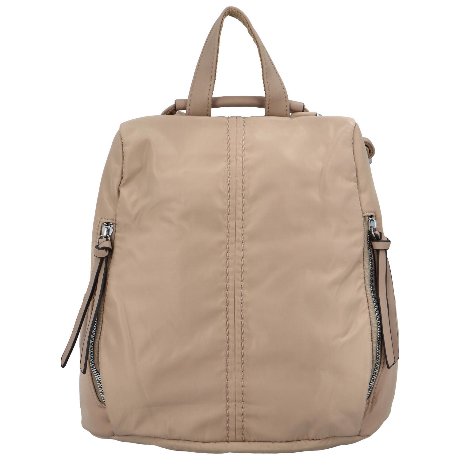Dámský látkový batoh kabelka khaki - Paolo Bags Myrtha