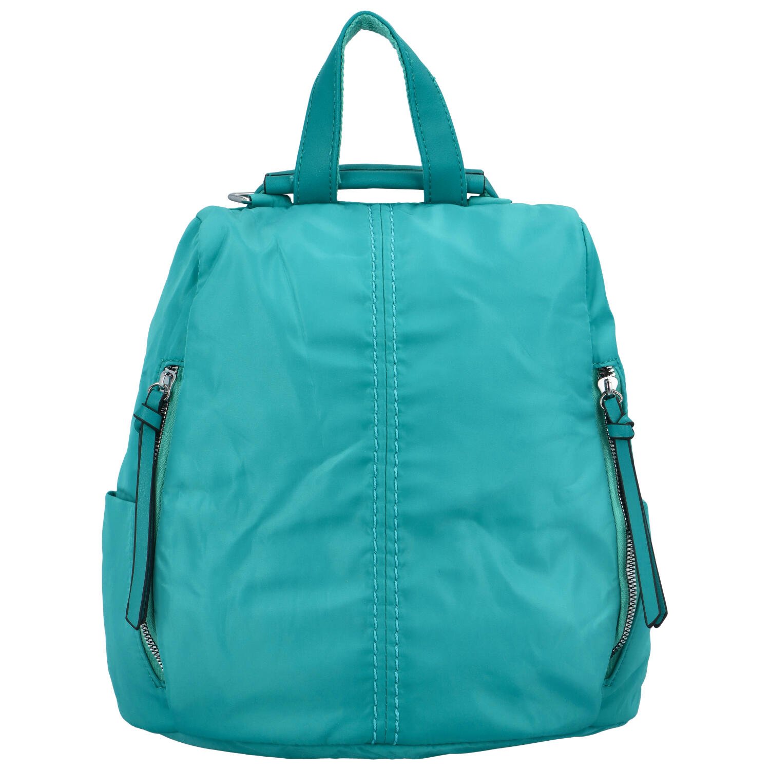 Dámský látkový batoh kabelka světle modrý - Paolo Bags Myrtha