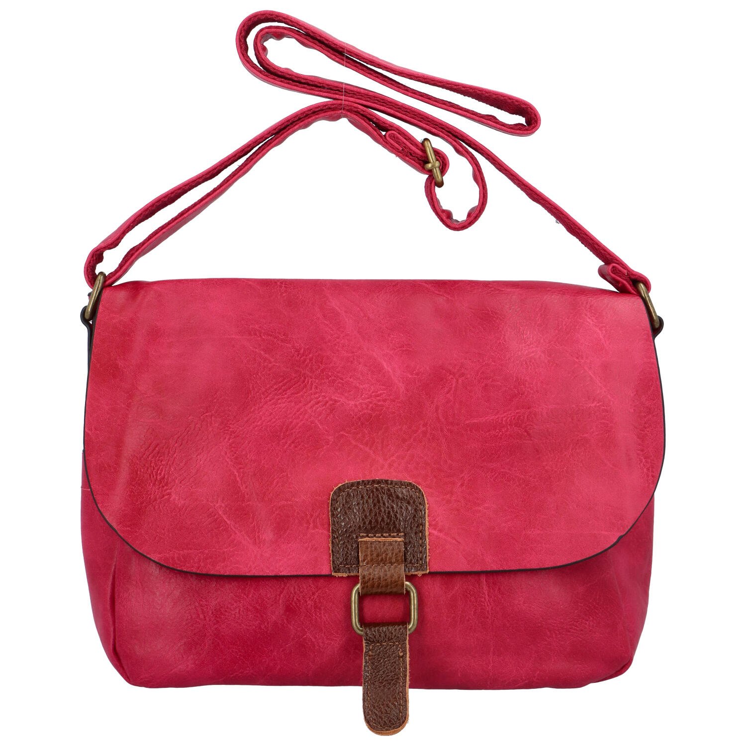 Dámská crossbody kabelka fuchsiová - Paolo bags Talisia
