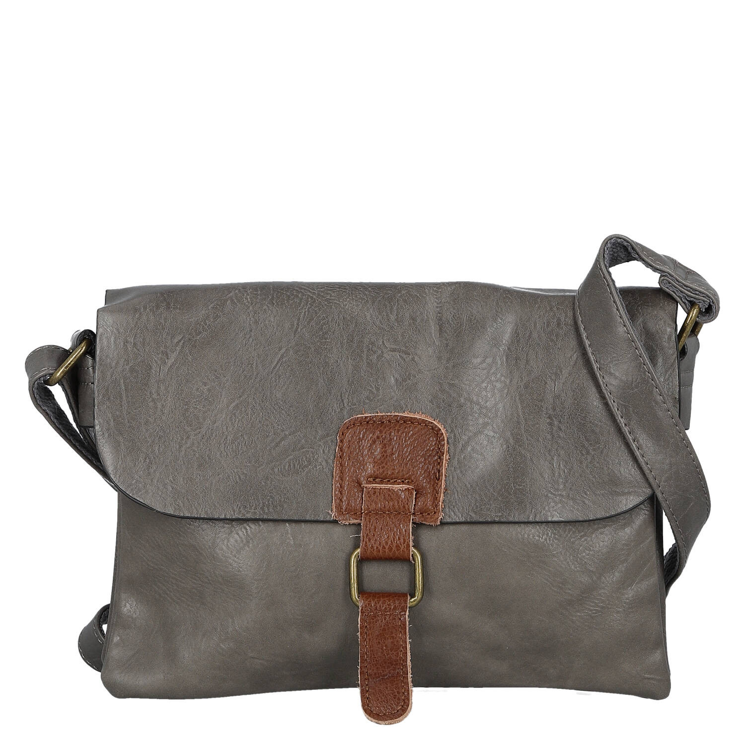 Dámská crossbody kabelka šedá - Paolo bags Vaiana