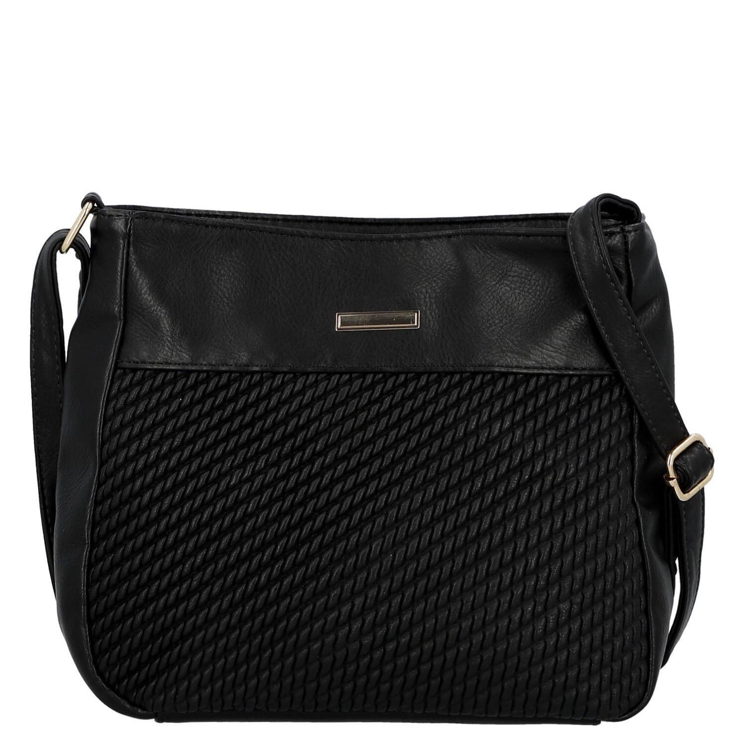 Dámská crossbody kabelka černá - Firenze Mayra