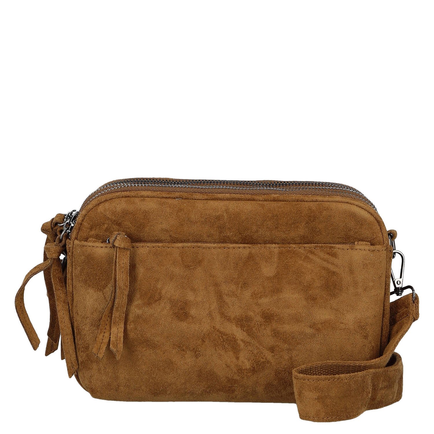Dámská crossbody kabelka hnědá - Paolo bags Dalila