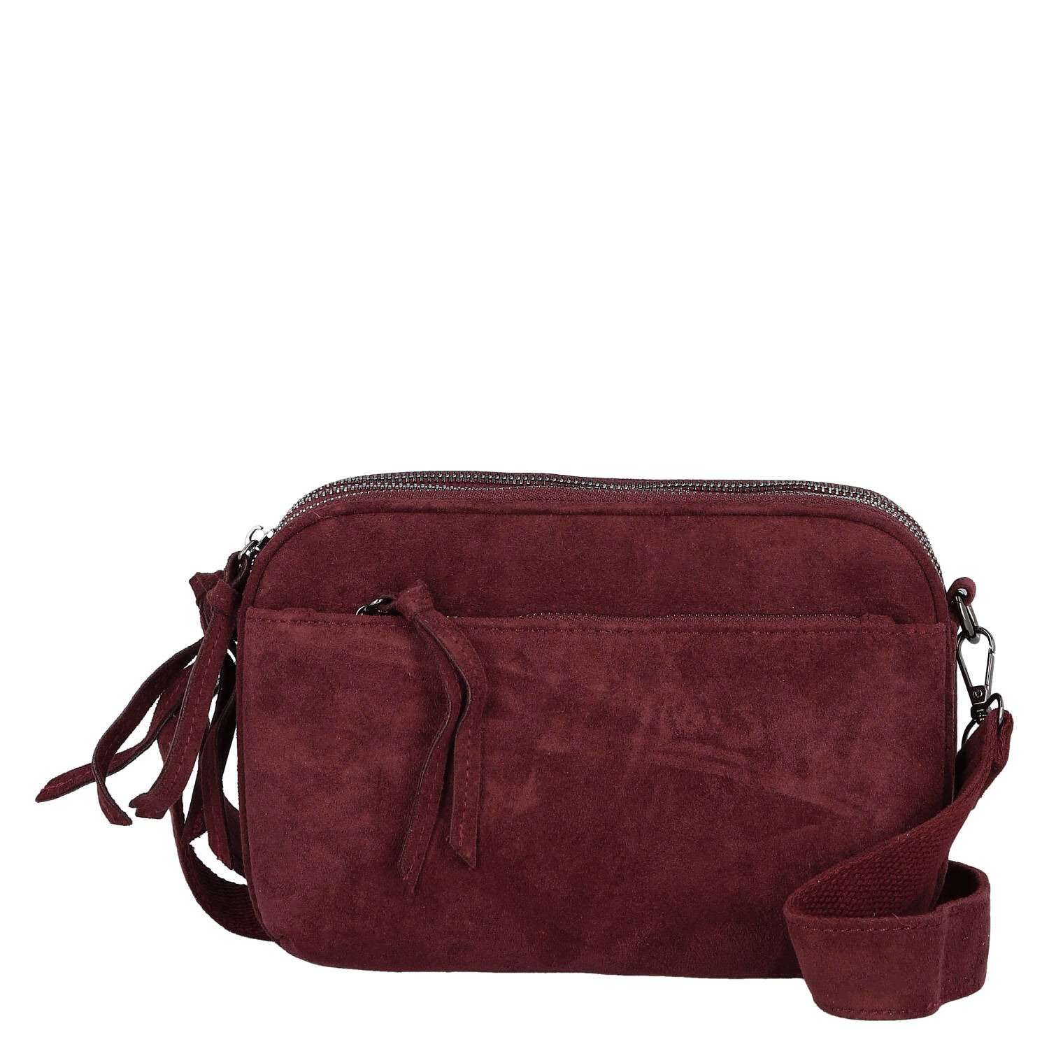 Dámská crossbody kabelka vínová - Paolo bags Dalila