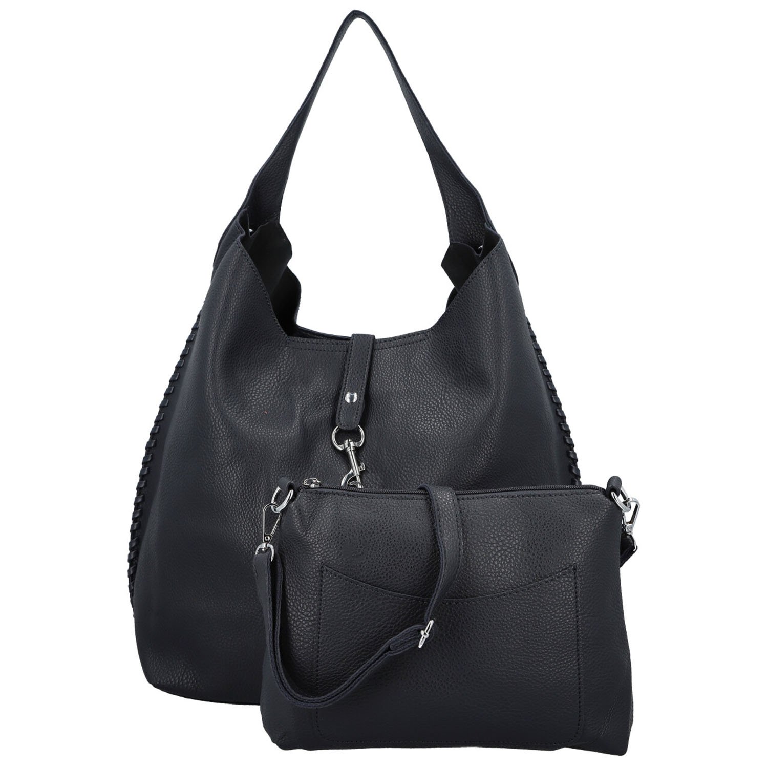 Dámský set kabelek tmavě modrý - Paolo bags Lona