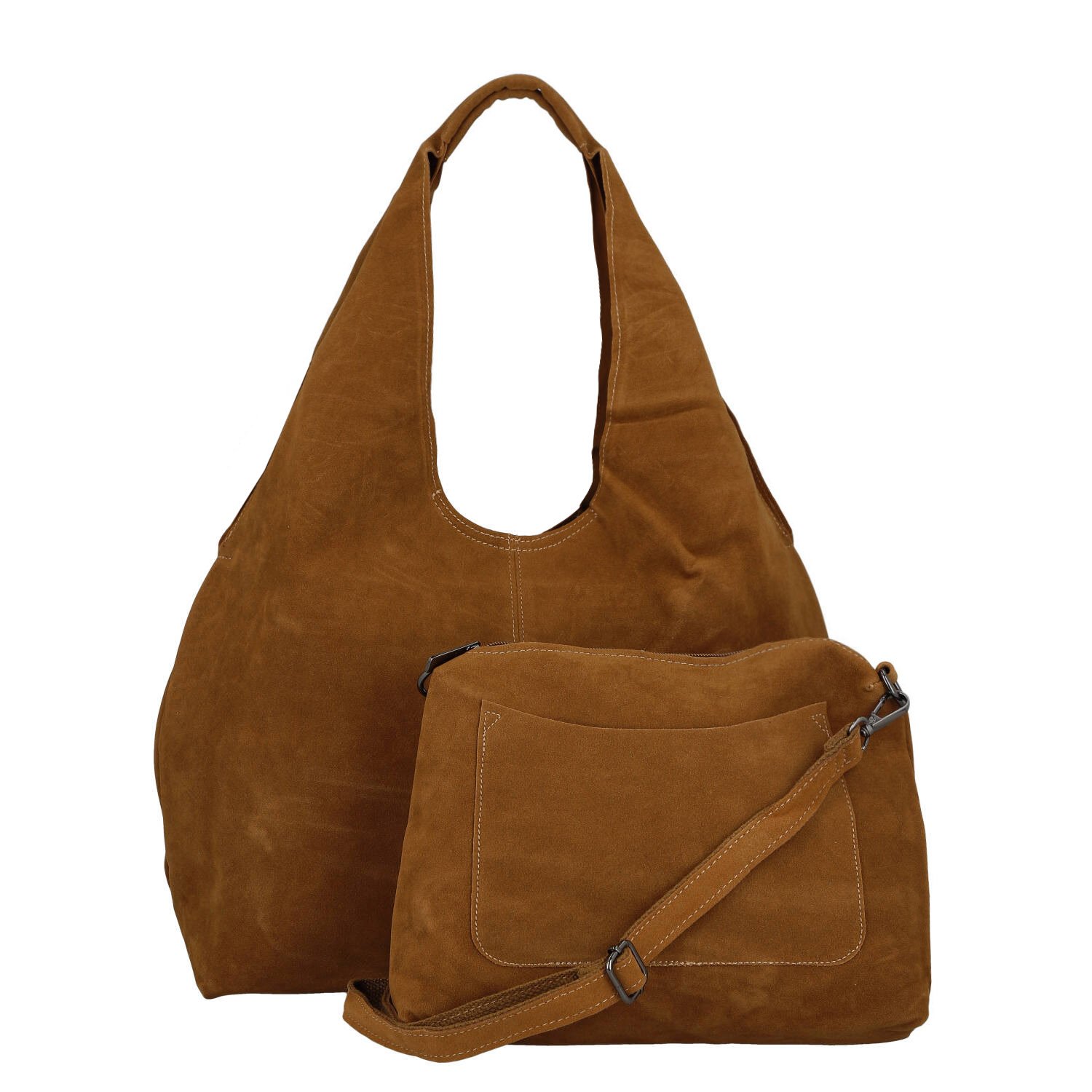 Dámský set kabelek hnědý - Paolo bags Pina