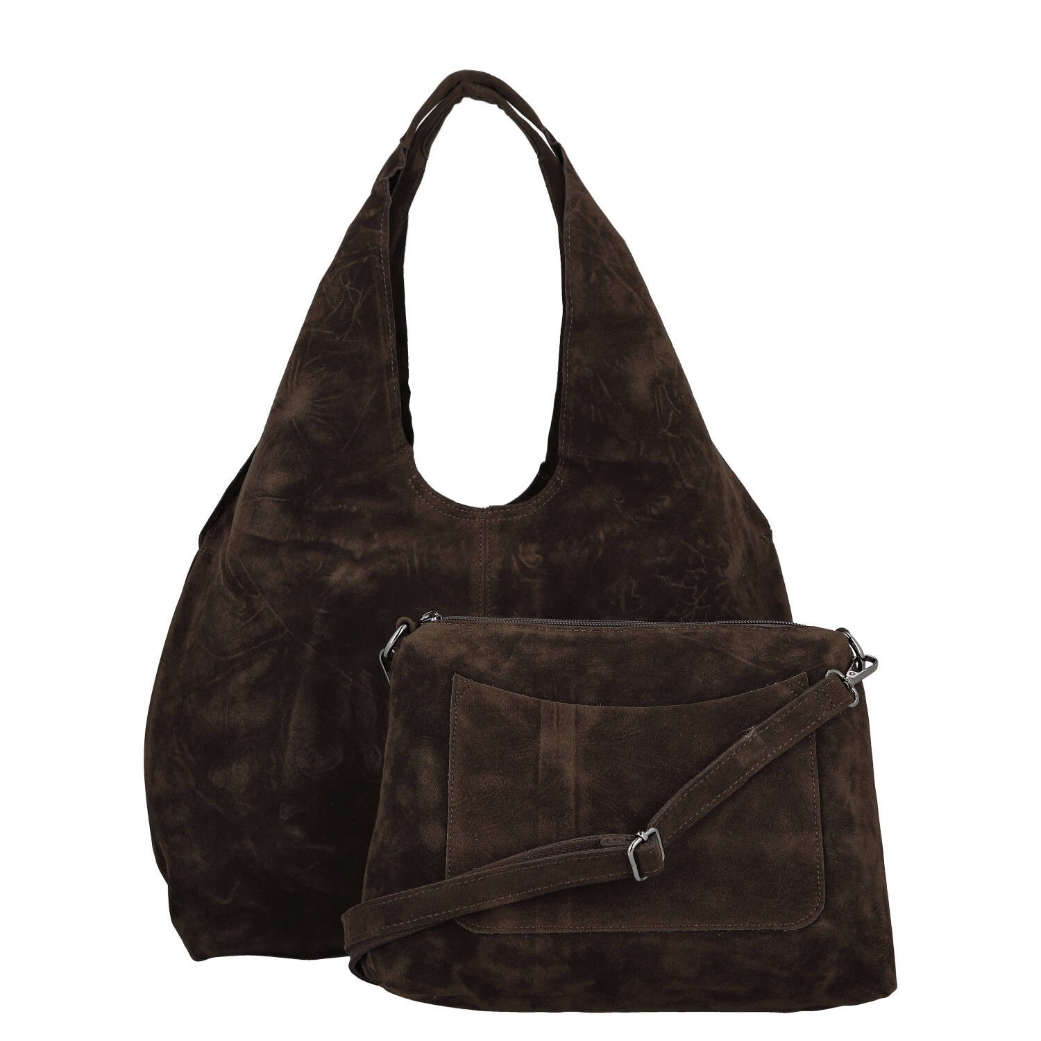 Dámský set kabelek coffee - Paolo bags Pina