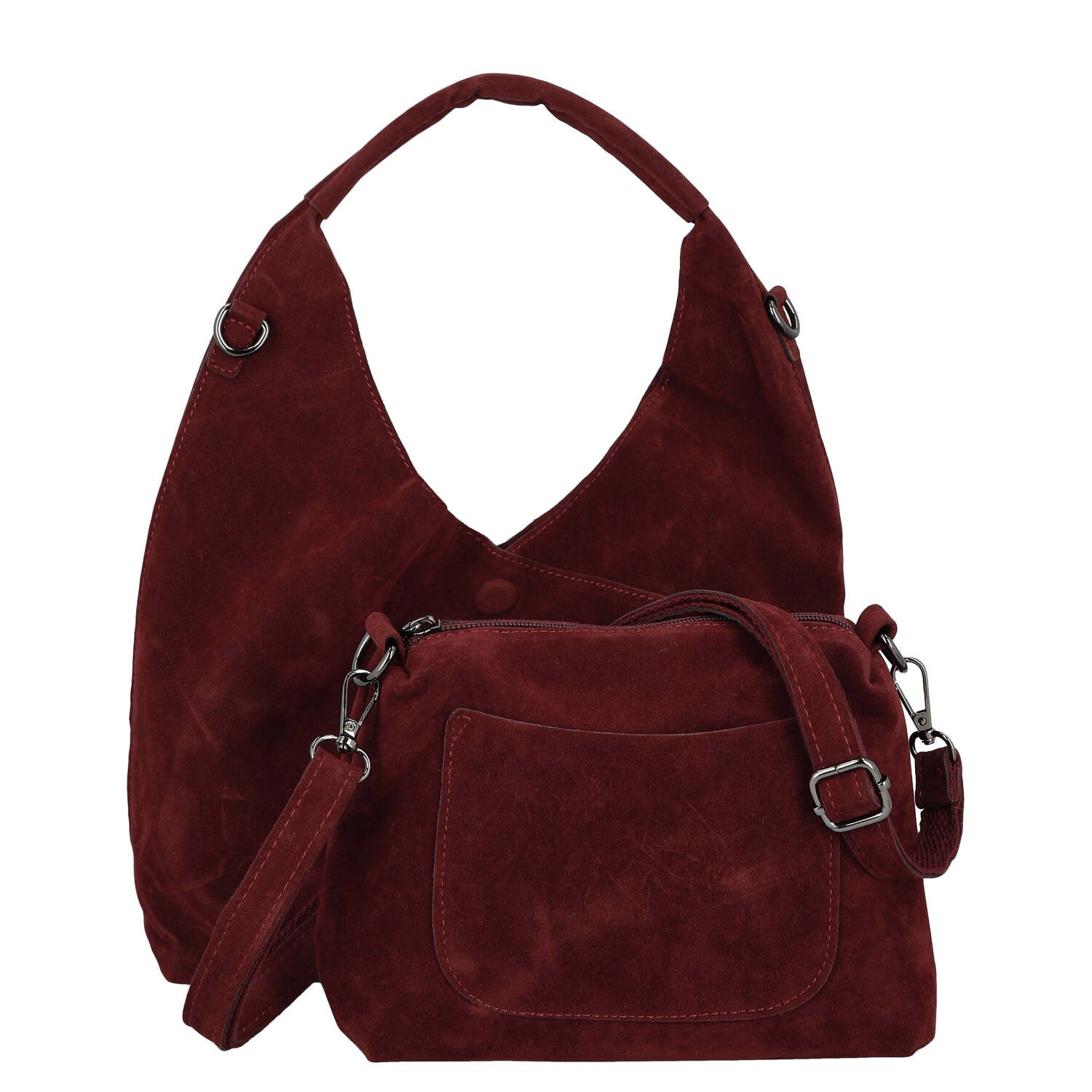 Dámský set kabelek vínový - Paolo bags Oceána