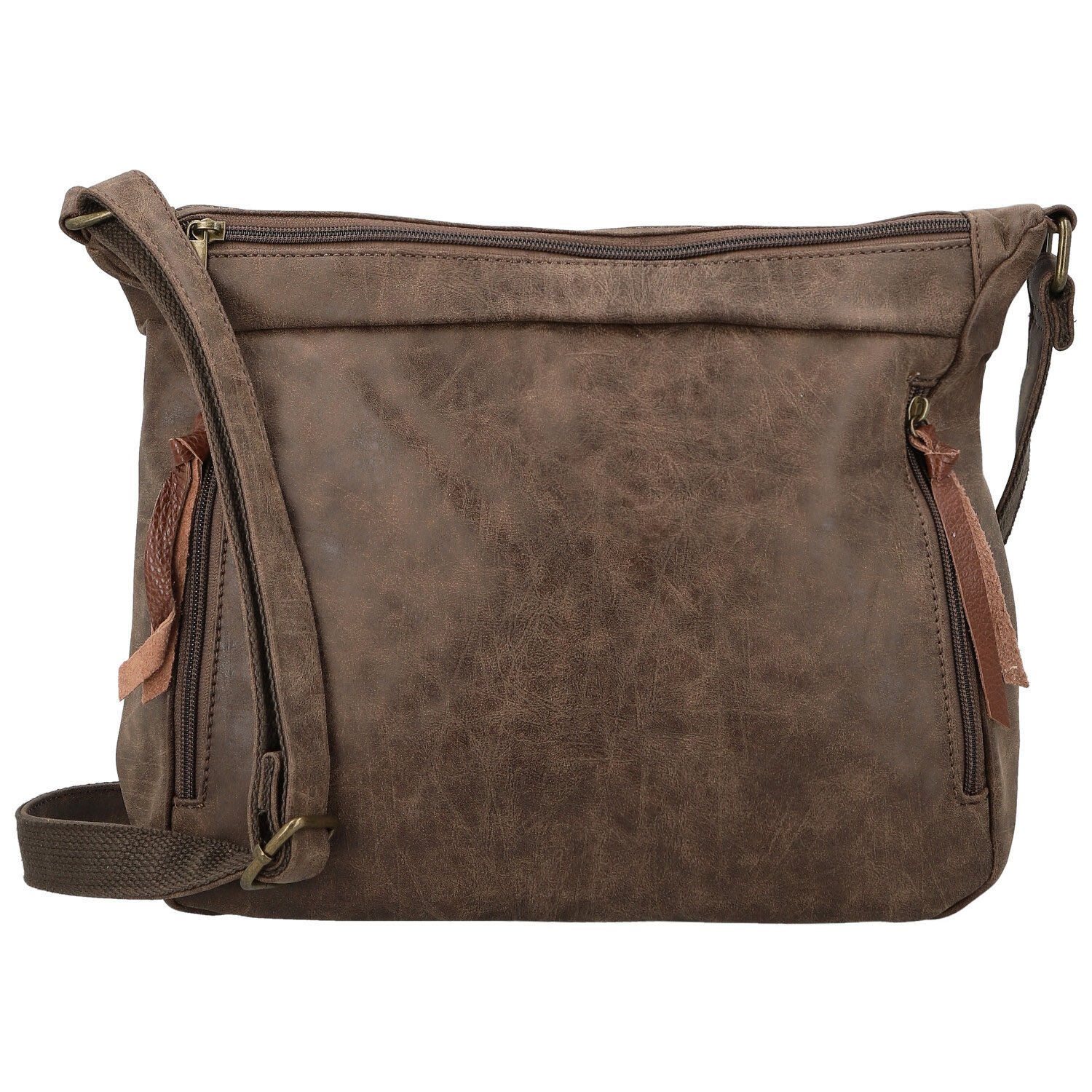 Dámská crossbody kabelka coffee - Firenze Egona