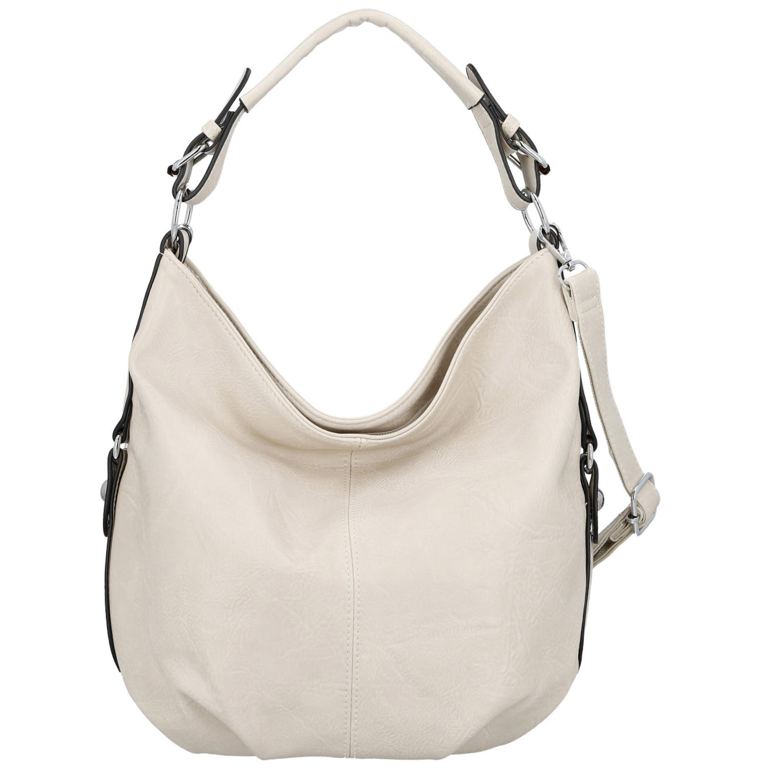 Dámská kabelka na rameno krémová - Paolo bags Orena