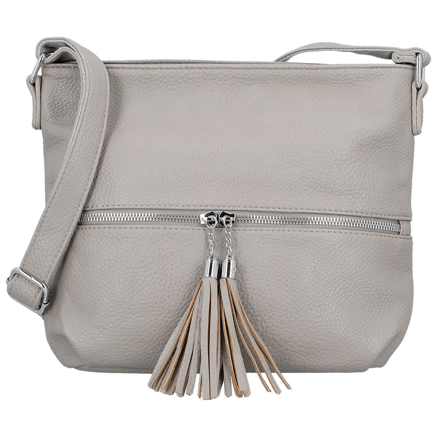 Dámská crossbody kabelka šedá - Paolo bags Gilia