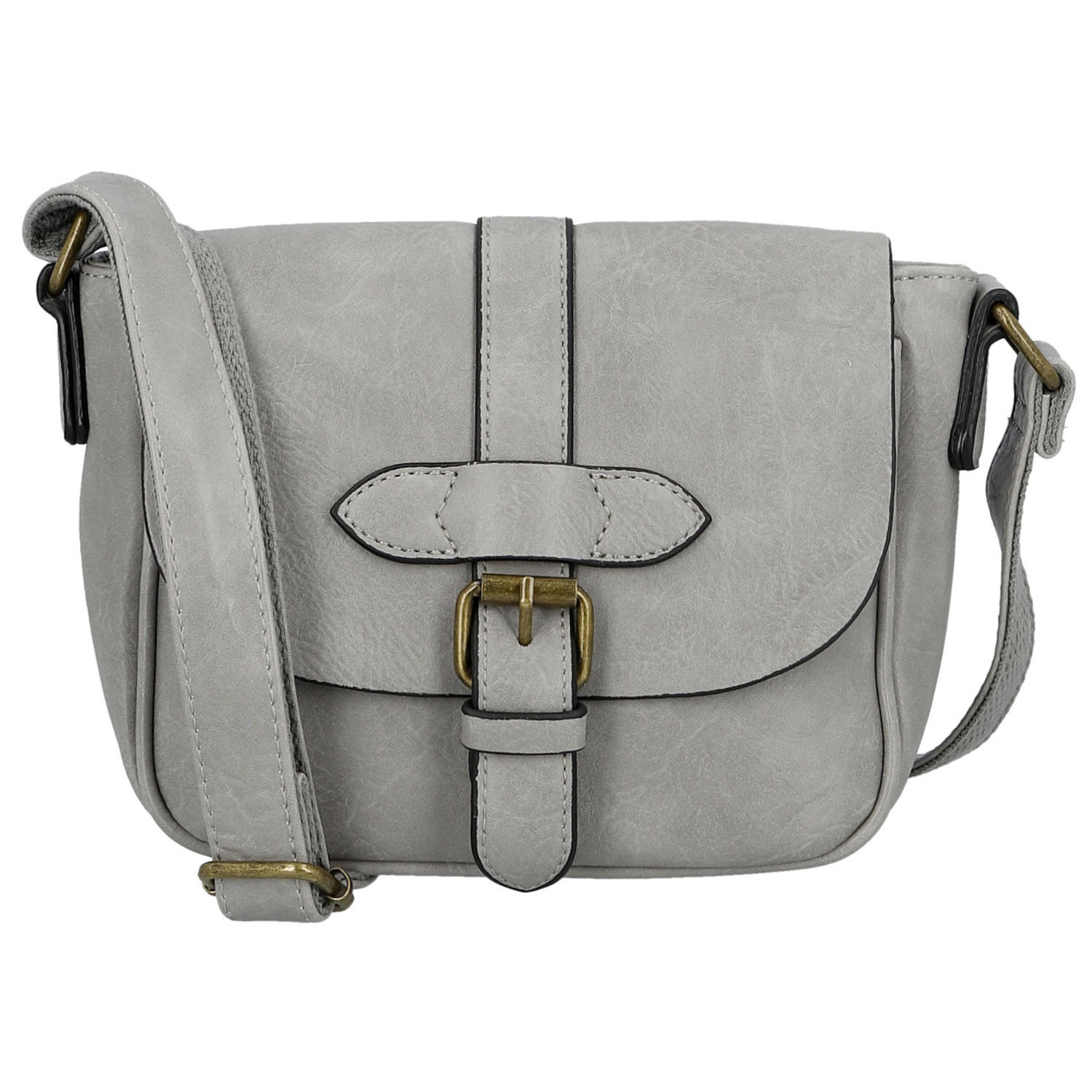 Dámská crossbody kabelka šedá - Paolo bags Caprica
