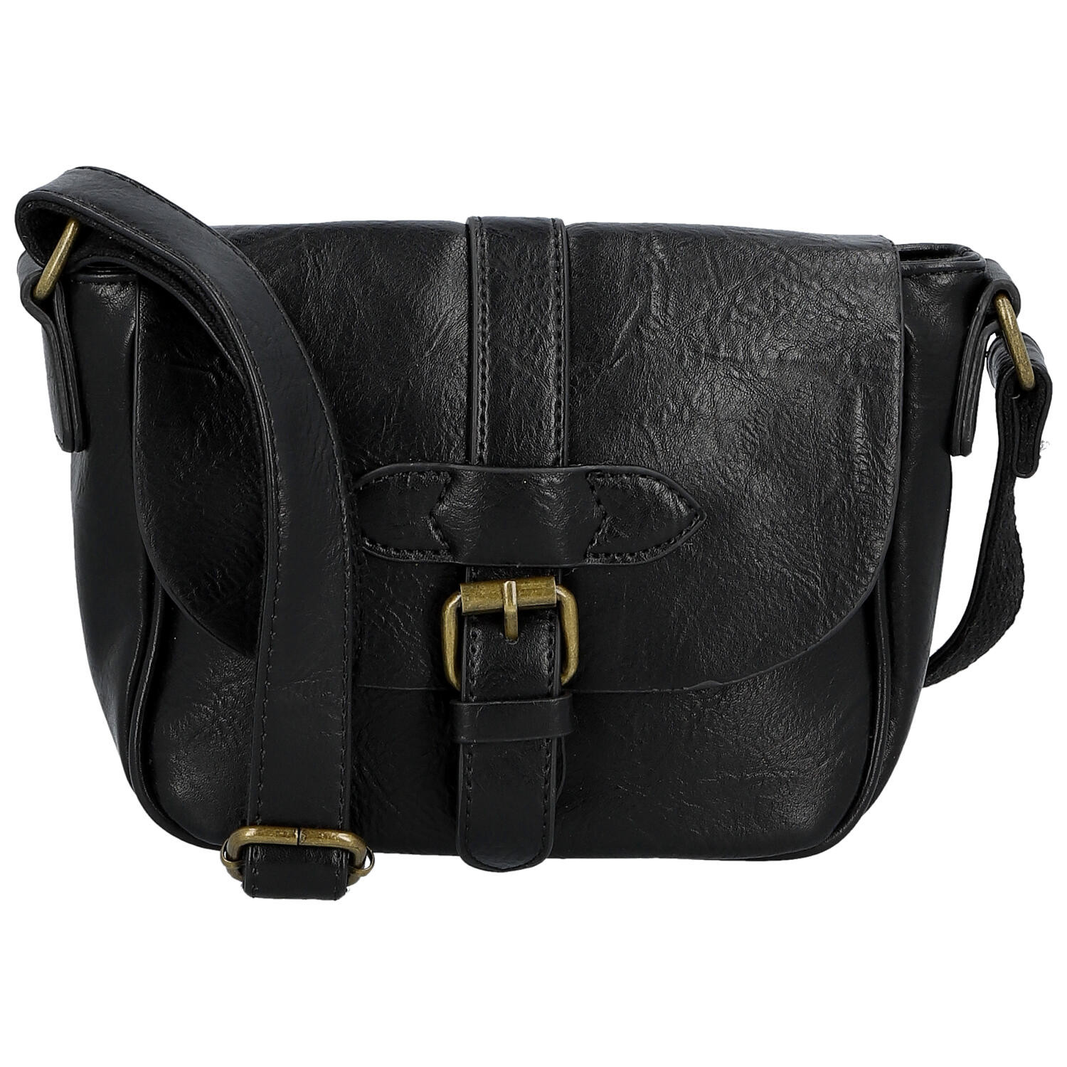 Dámská crossbody kabelka černá - Paolo bags Caprica