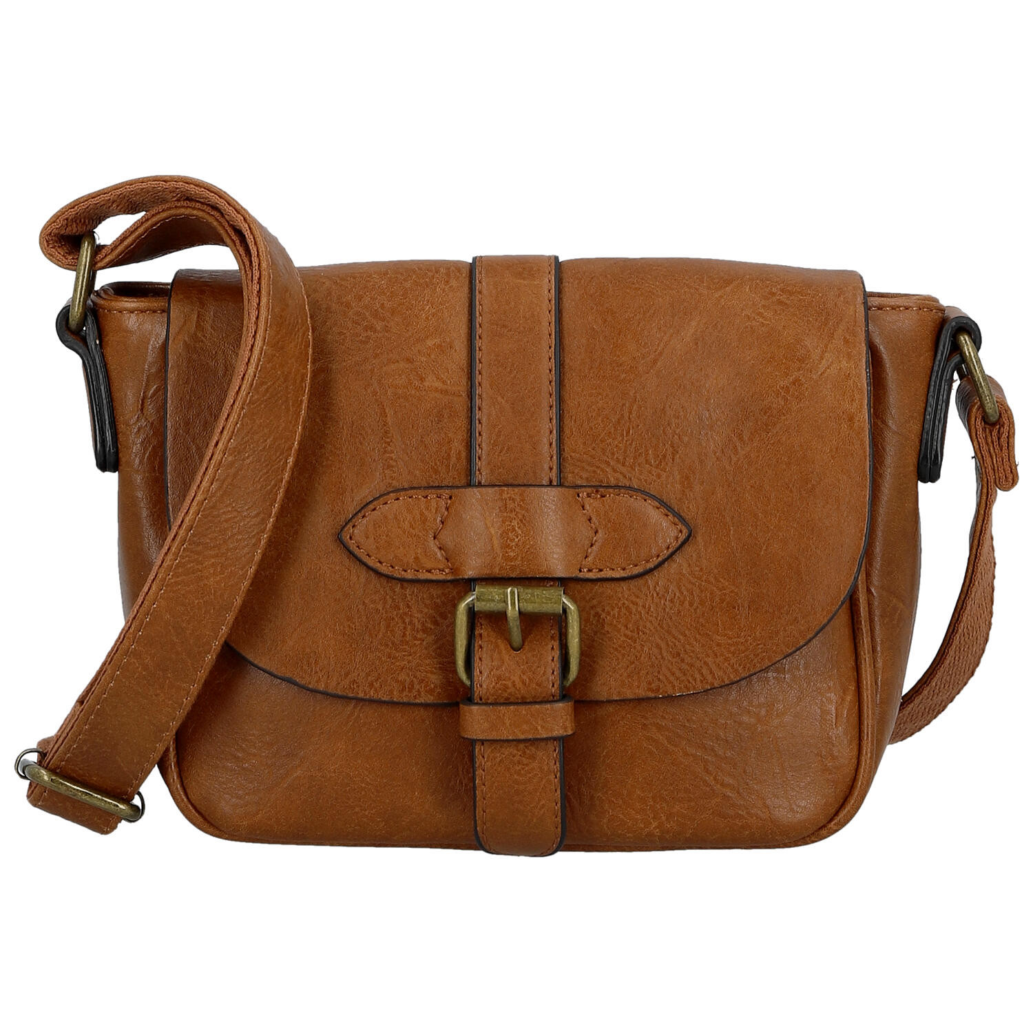 Dámská crossbody kabelka hnědá - Paolo bags Caprica