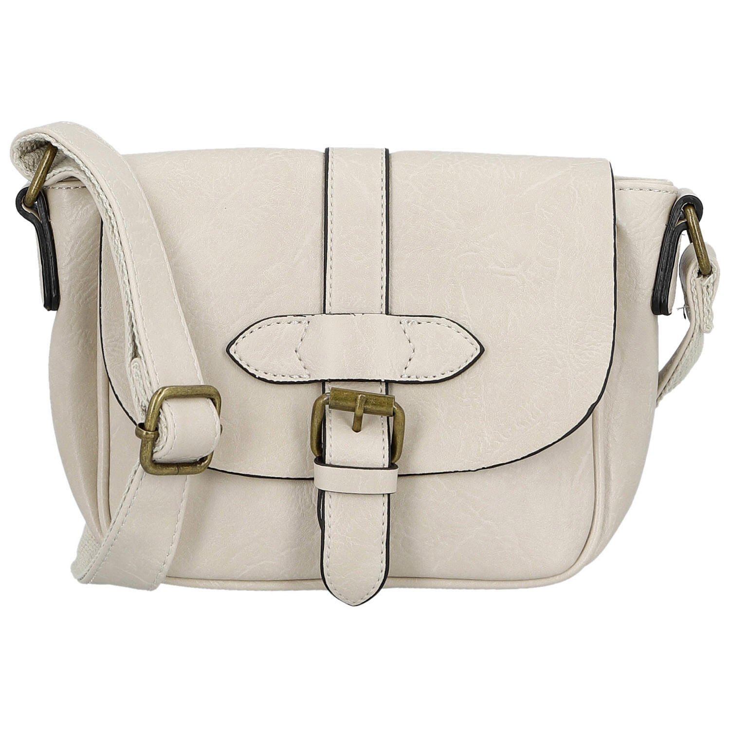 Dámská crossbody kabelka béžová - Paolo bags Caprica