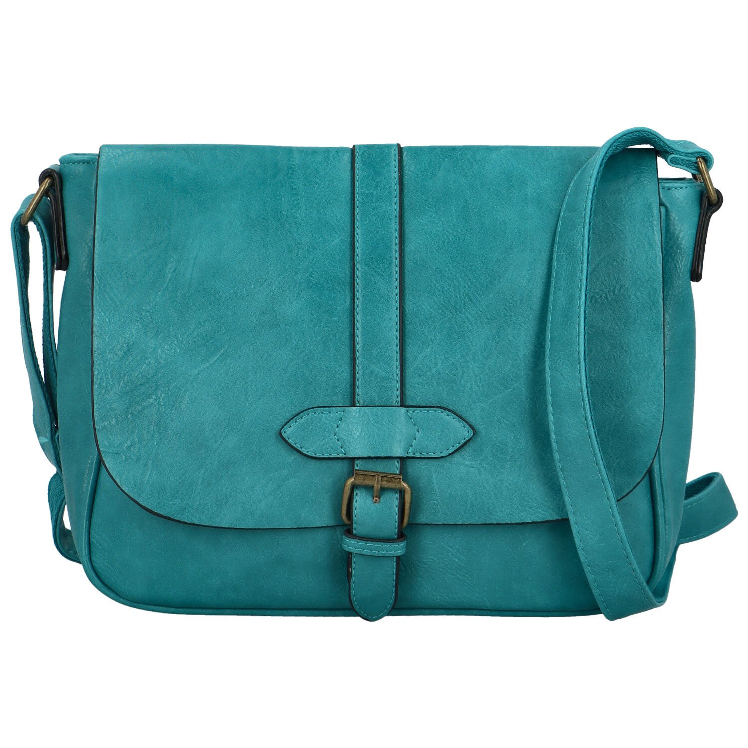 Dámská crossbody kabelka tyrkysová - Paolo bags Pinelopi