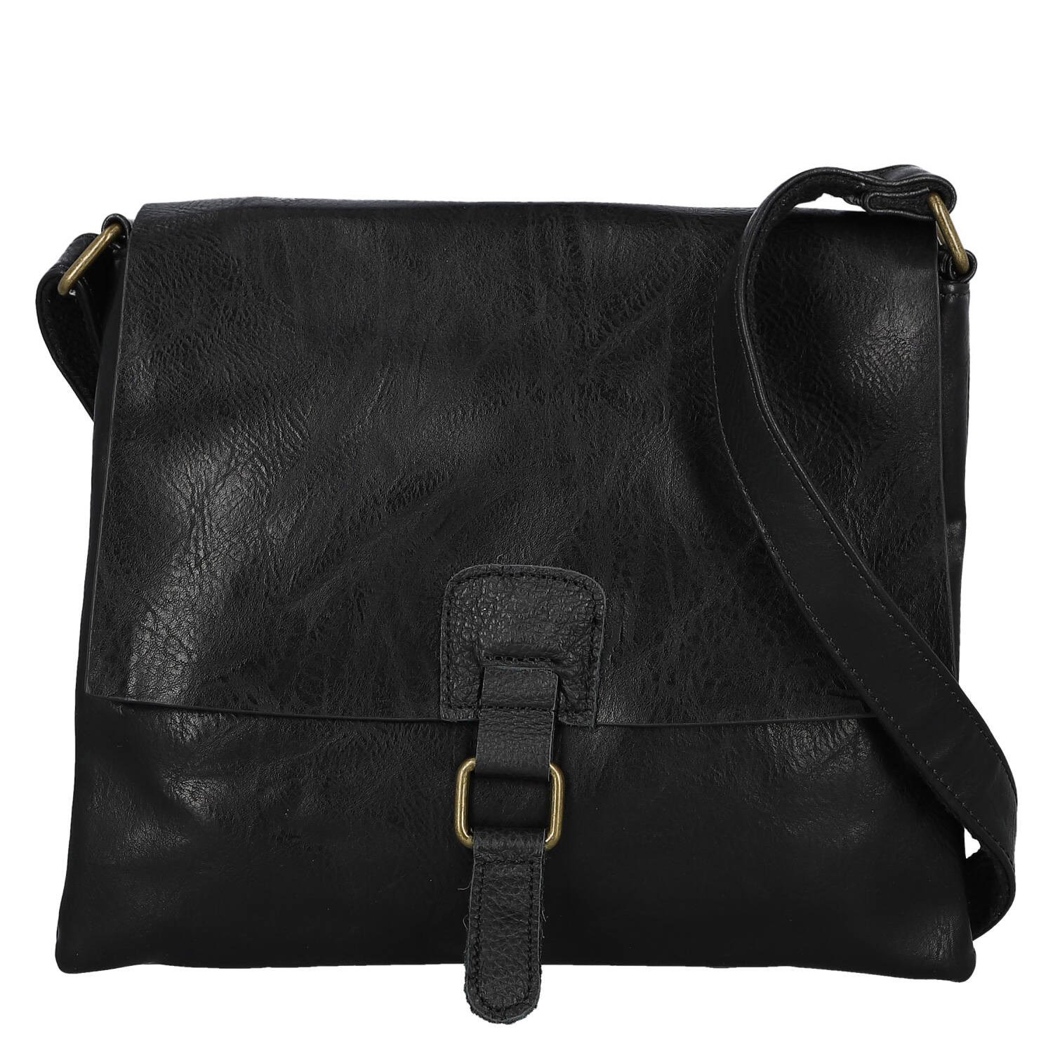 Dámská crossbody kabelka černá - Paolo bags Valerija