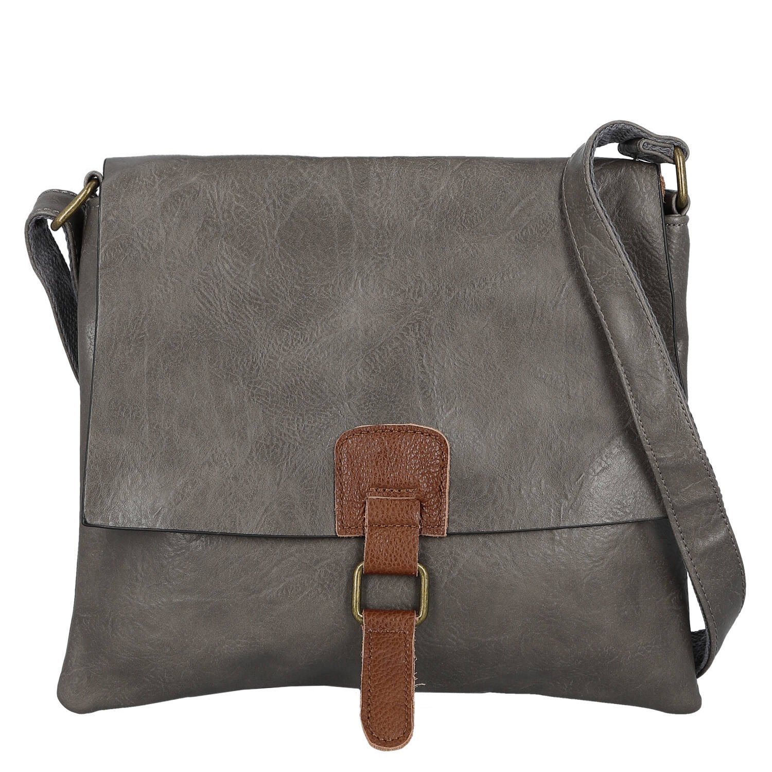 Dámská crossbody kabelka šedá - Paolo bags Valerija
