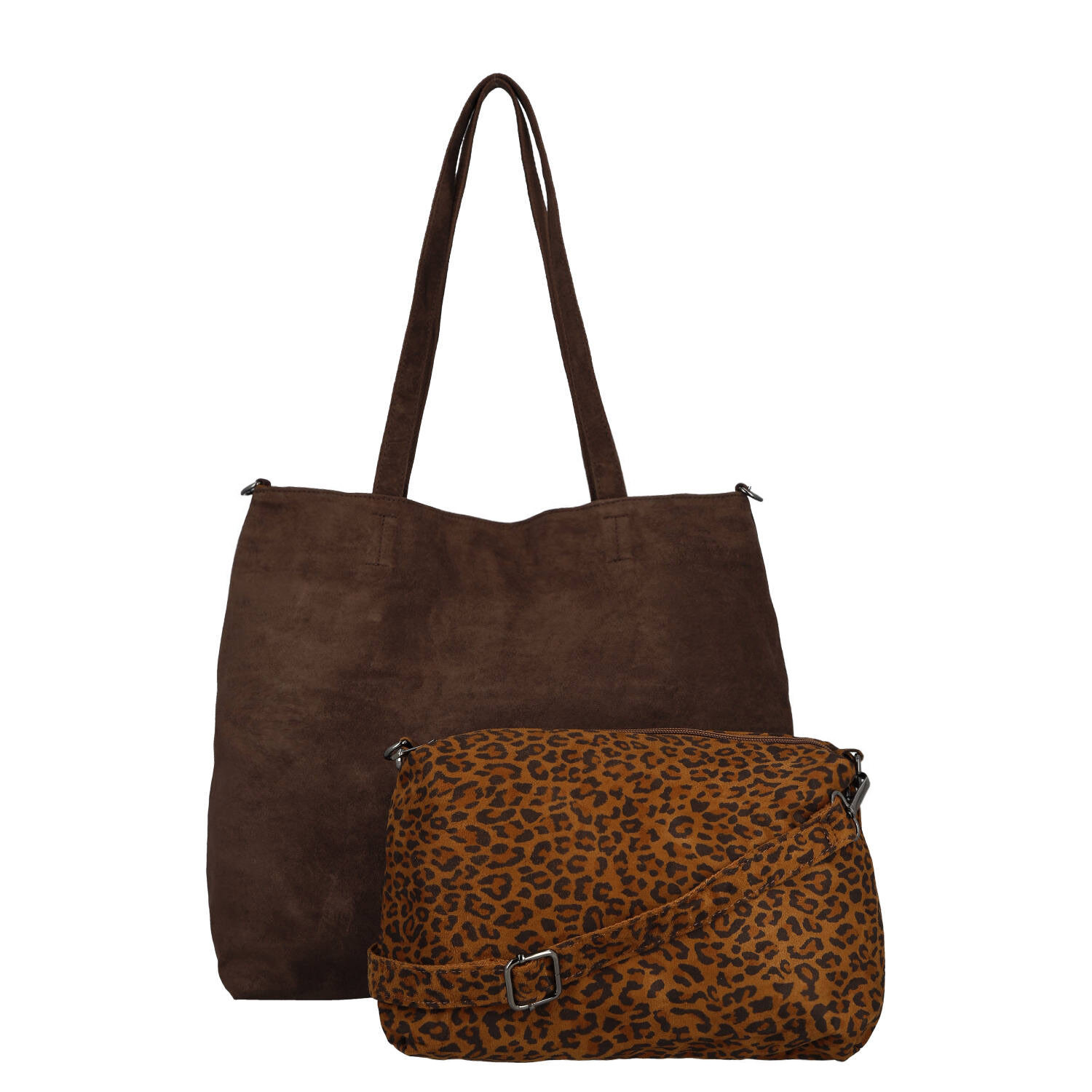 Dámský set kabelek coffee - Paolo bags Salomea