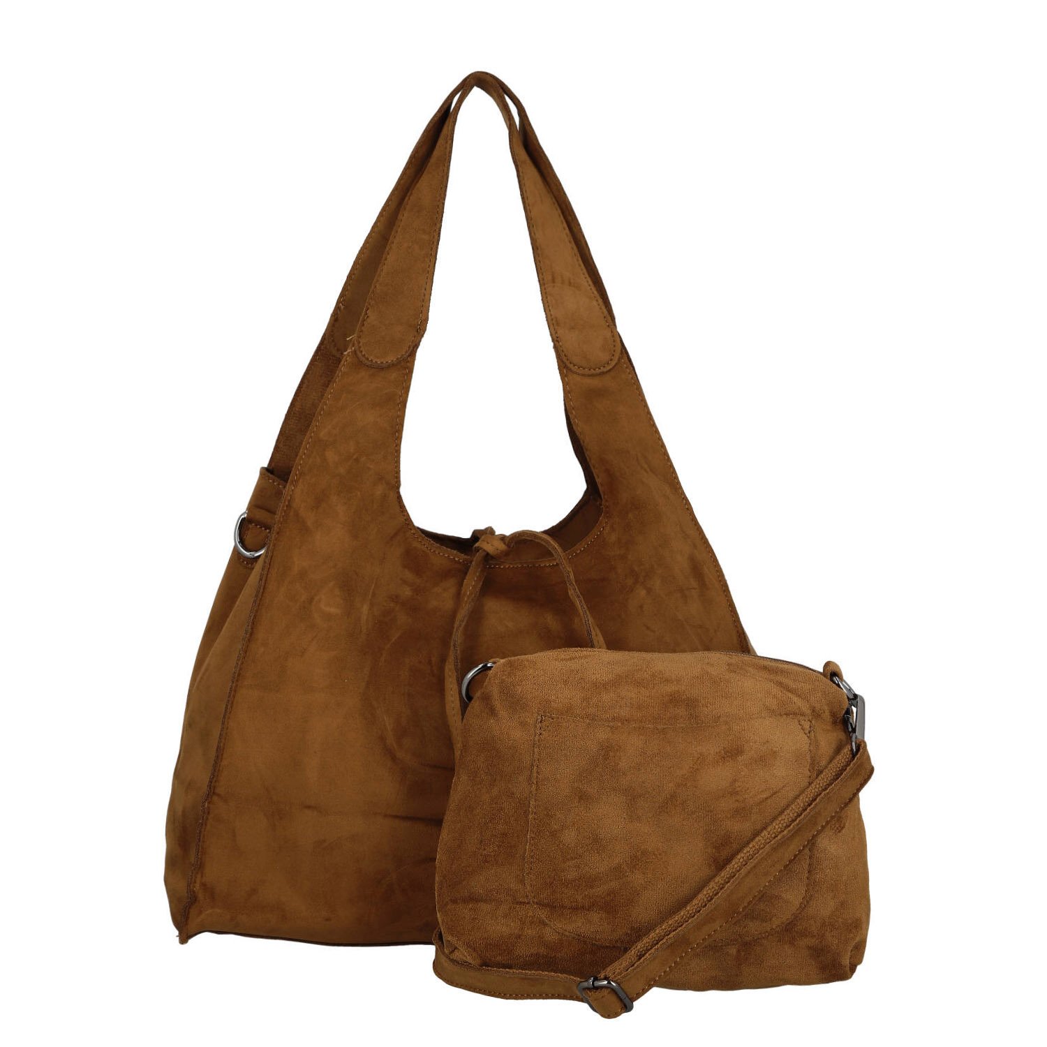 Dámský set kabelek hnědý - Paolo bags Rissta