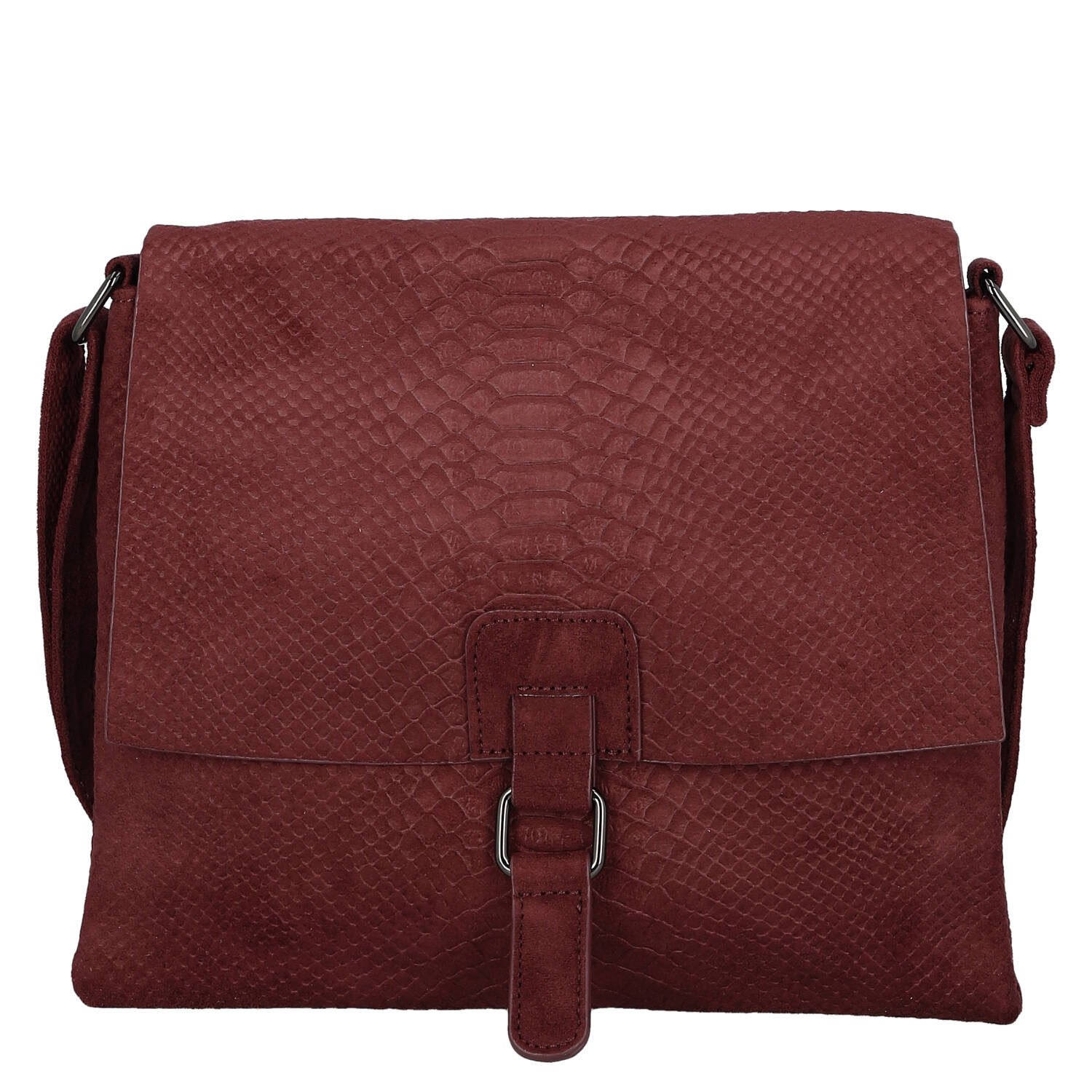 Dámská crossbody kabelka vínová - Paolo bags Tanasis