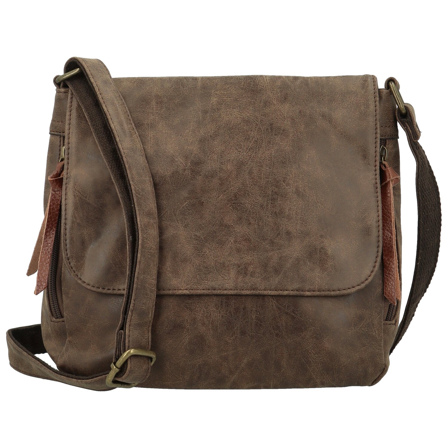 Dámská crossbody kabelka coffee - Paolo bags Aiden
