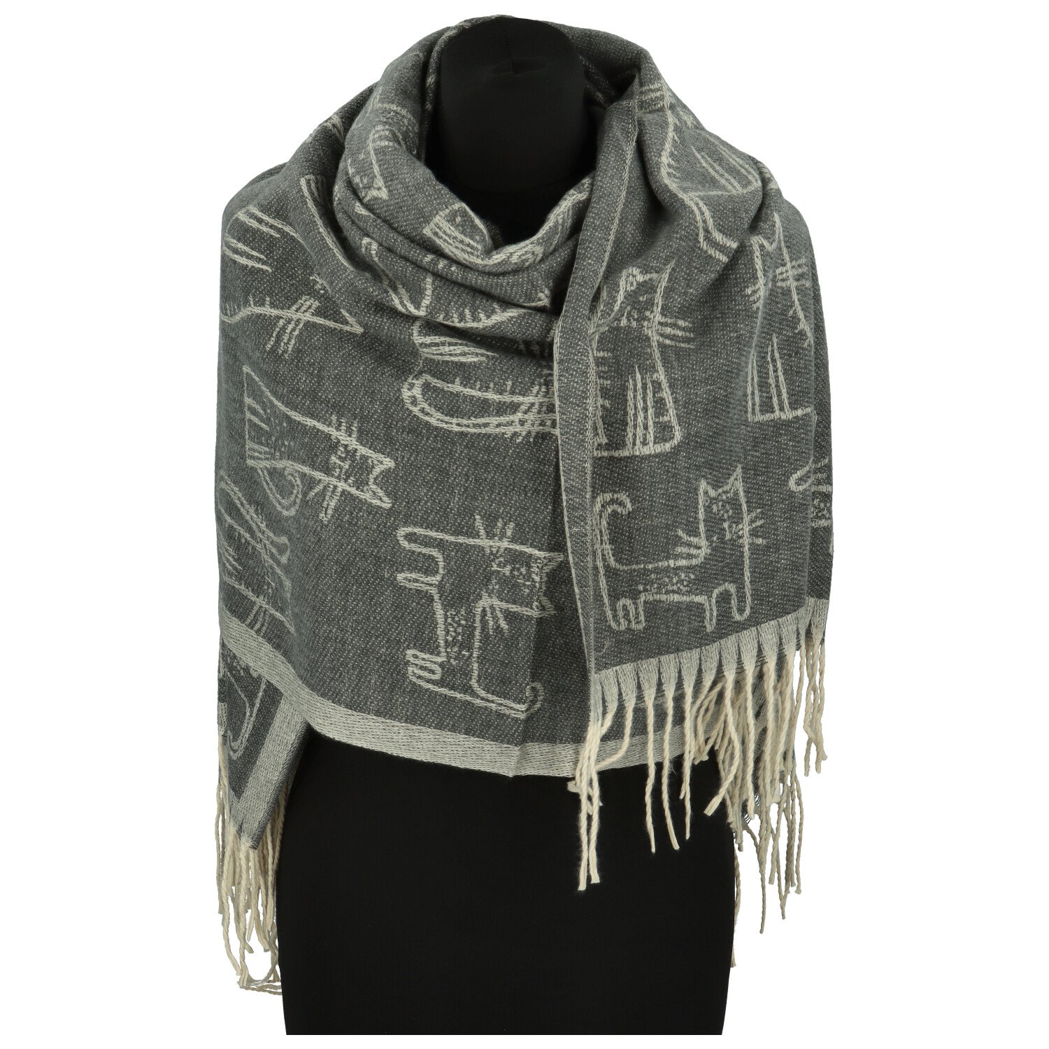 Dámská šála šedá - Firenze Casey