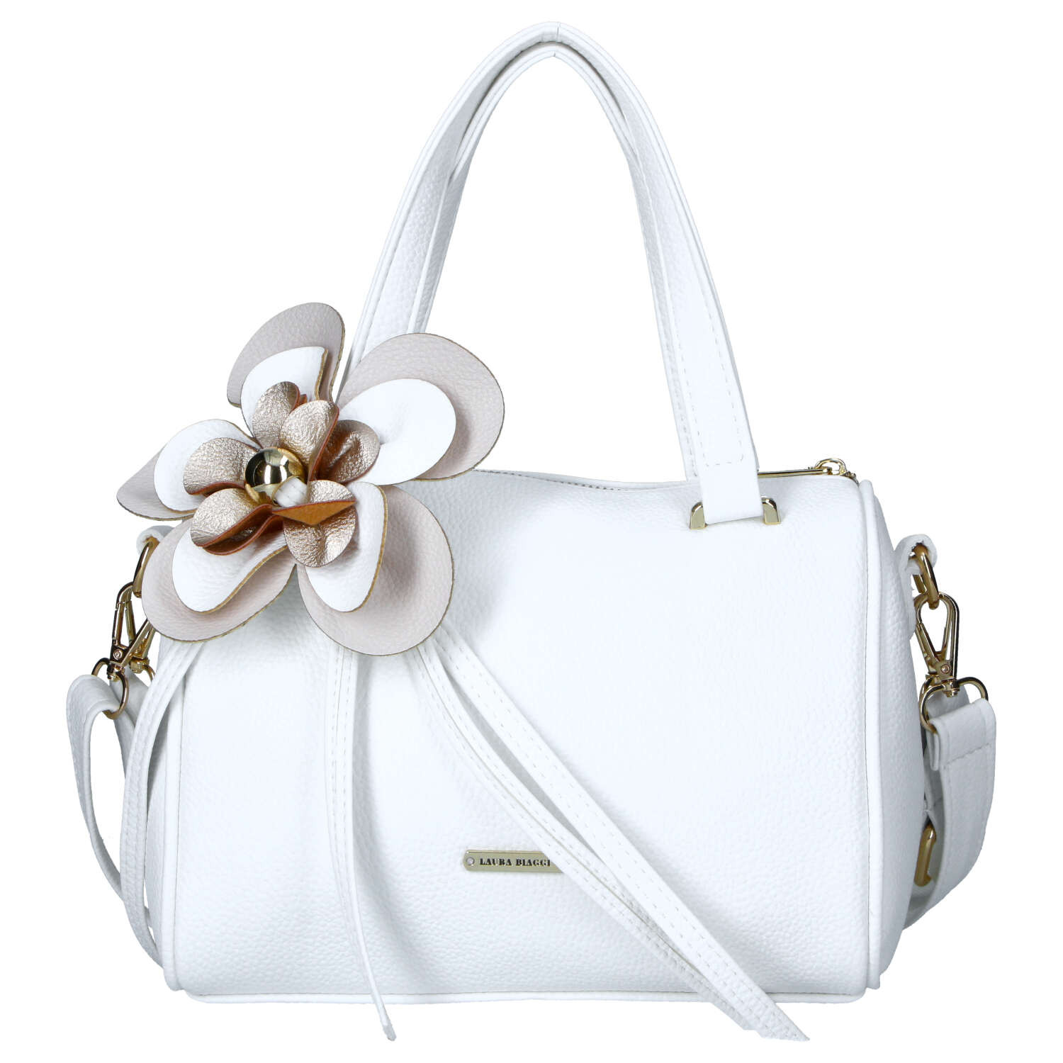Dámská kabelka do ruky bílá - Laura Biaggi Fiorella