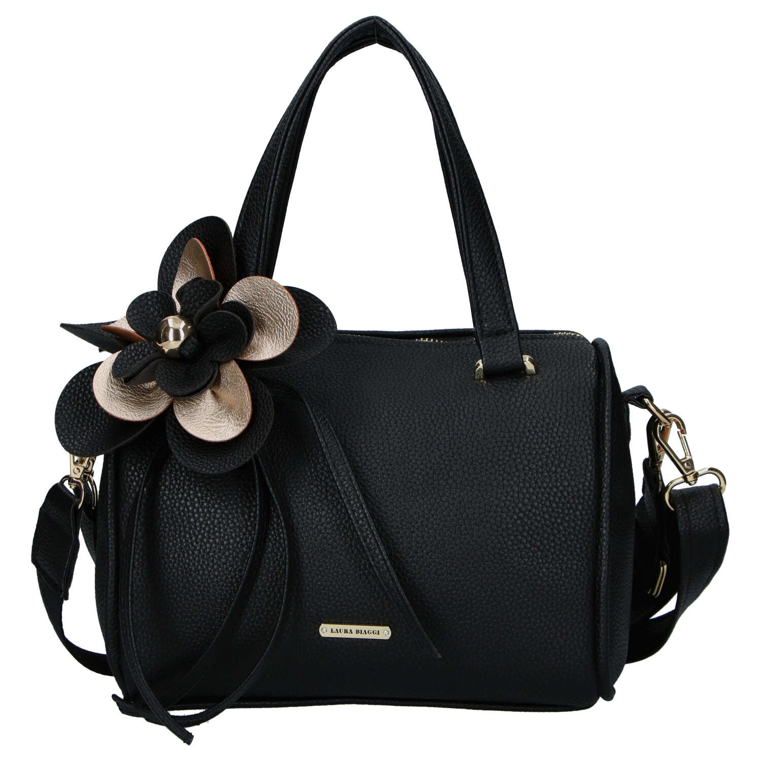 Dámská kabelka do ruky černá - Laura Biaggi Fiorella