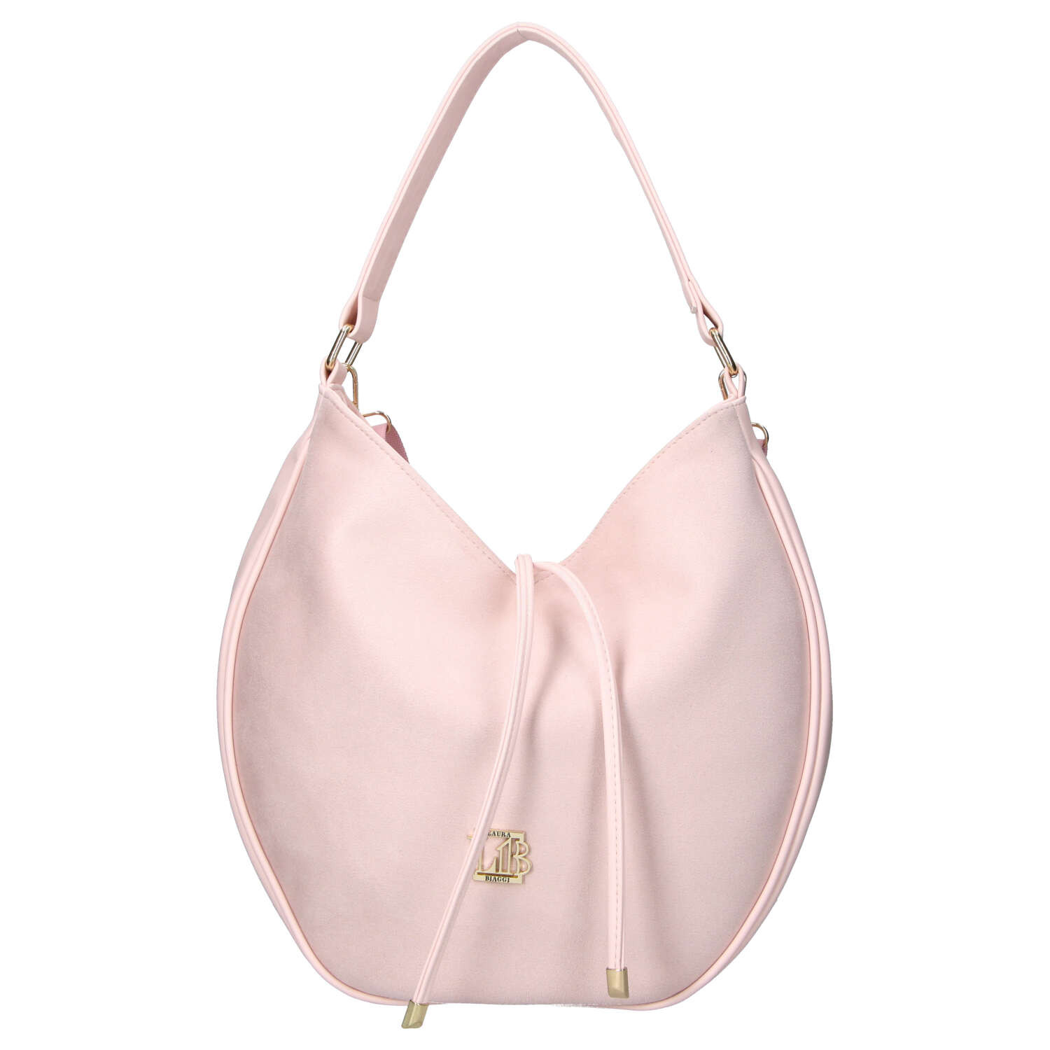 Dámská koženková kabelka přes rameno růžová - Laura Biaggi Elin