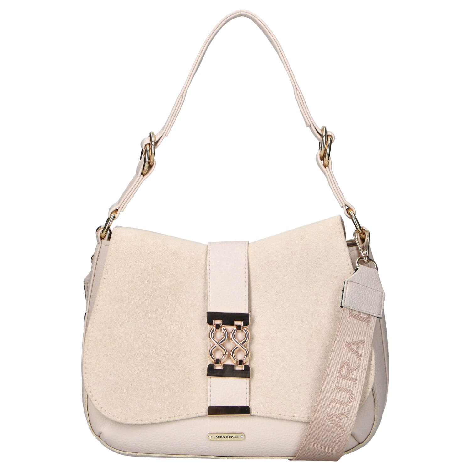 Dámská kabelka do ruky béžová - Laura Biaggi Serena