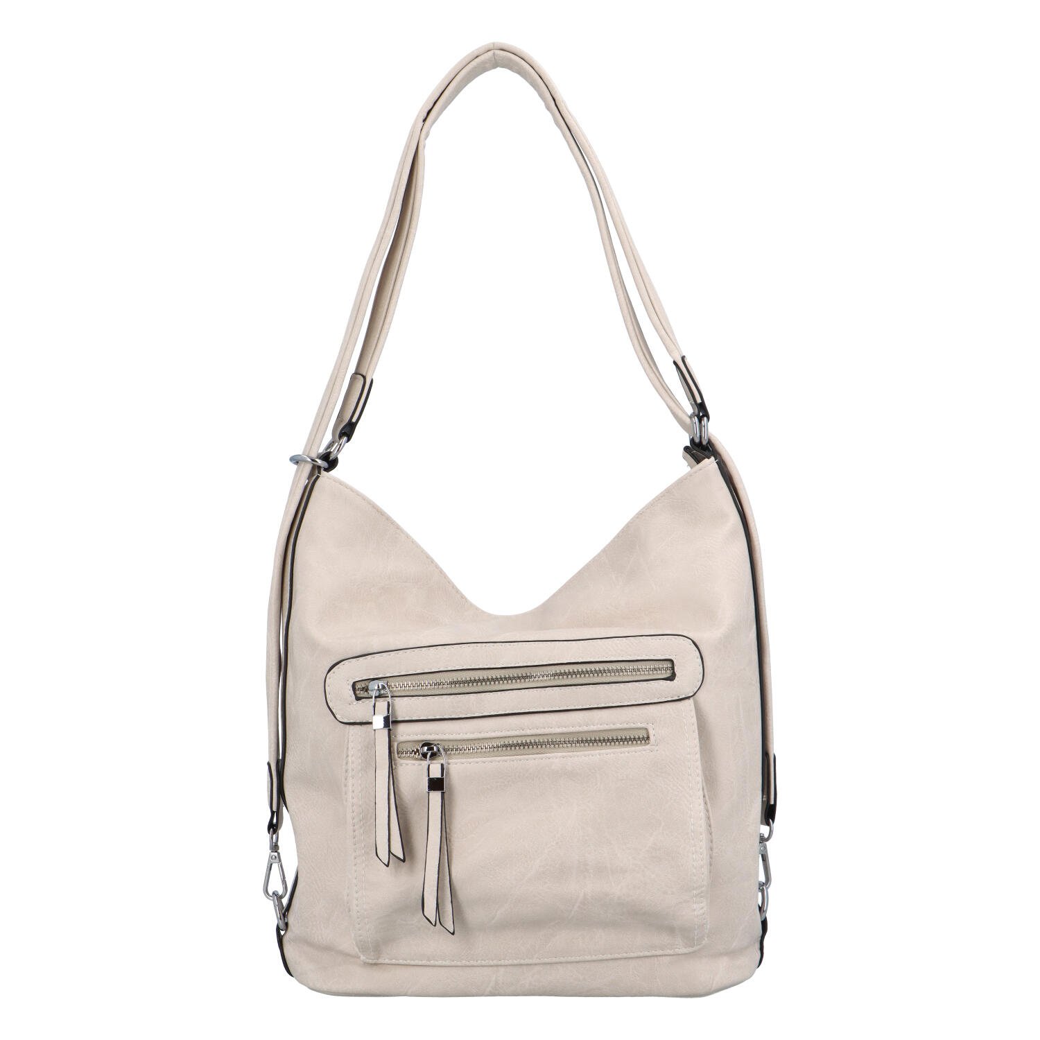 Dámská kabelka batoh světle béžová - Romina Jaylyn