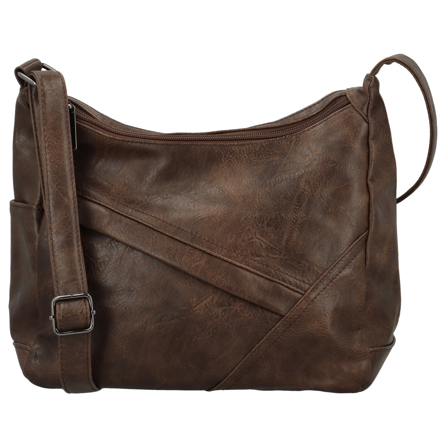 Dámská crossbody kabelka coffee - Firenze Wieke