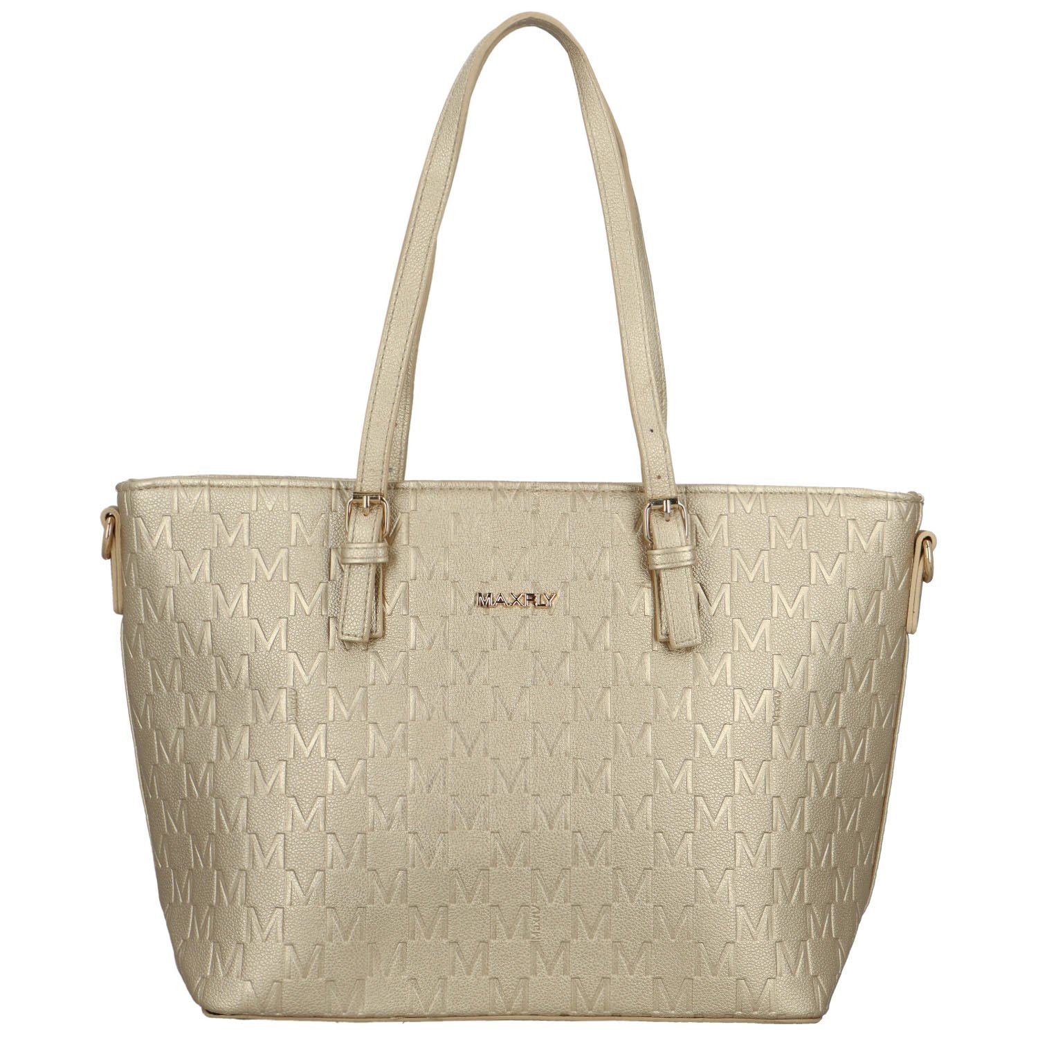 Dámská kabelka na rameno zlatá - MaxFly Percy