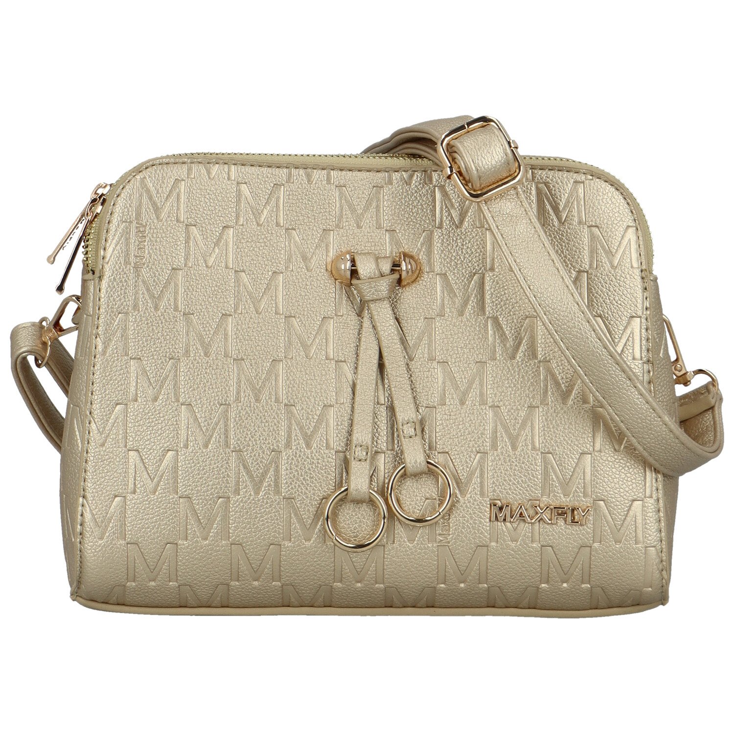 Dámská crossbody kabelka zlatá - MaxFly Skylla