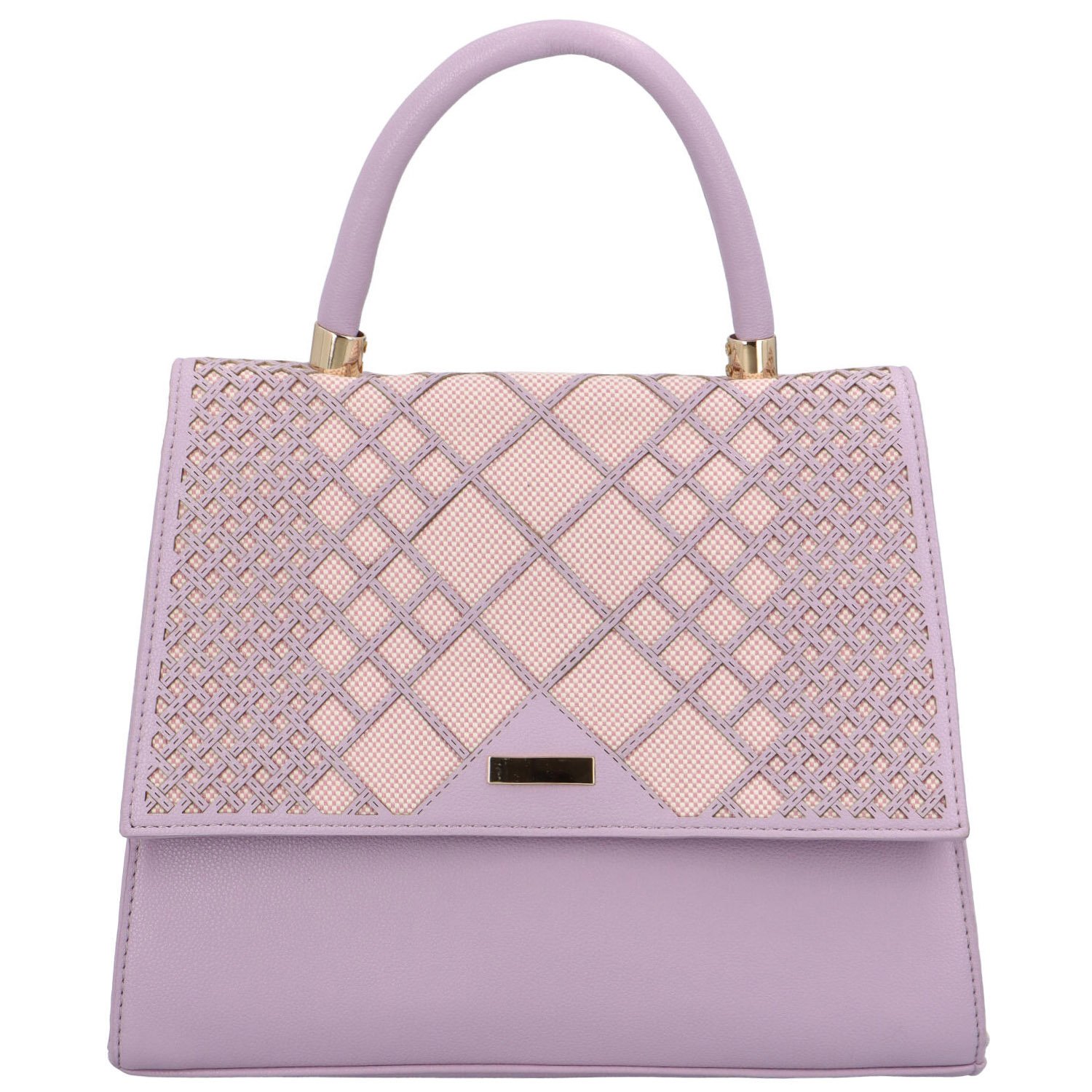 Dámská kabelka do ruky světle fialová - Maria C Klludy