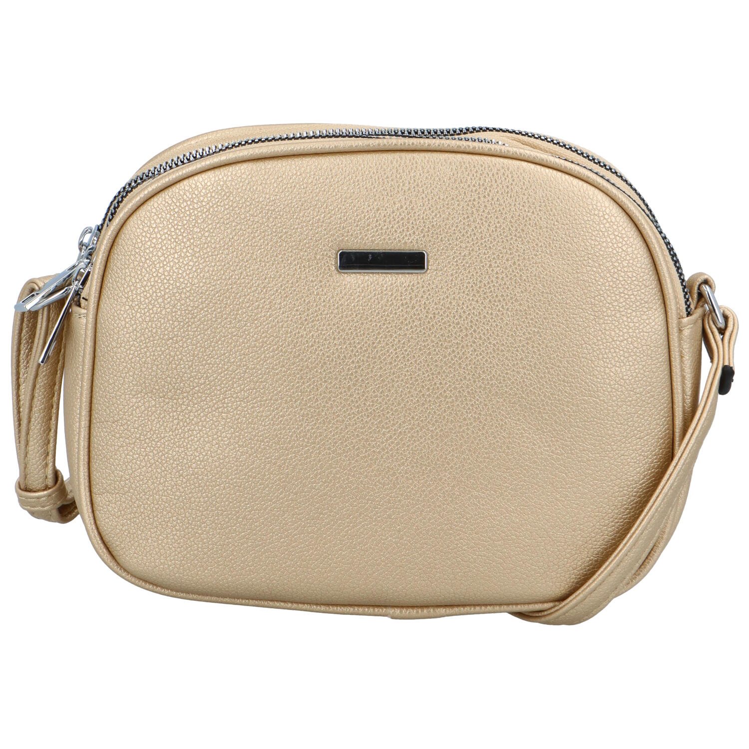 Dámská crossbody kabelka zlatá - Maria C Vilena