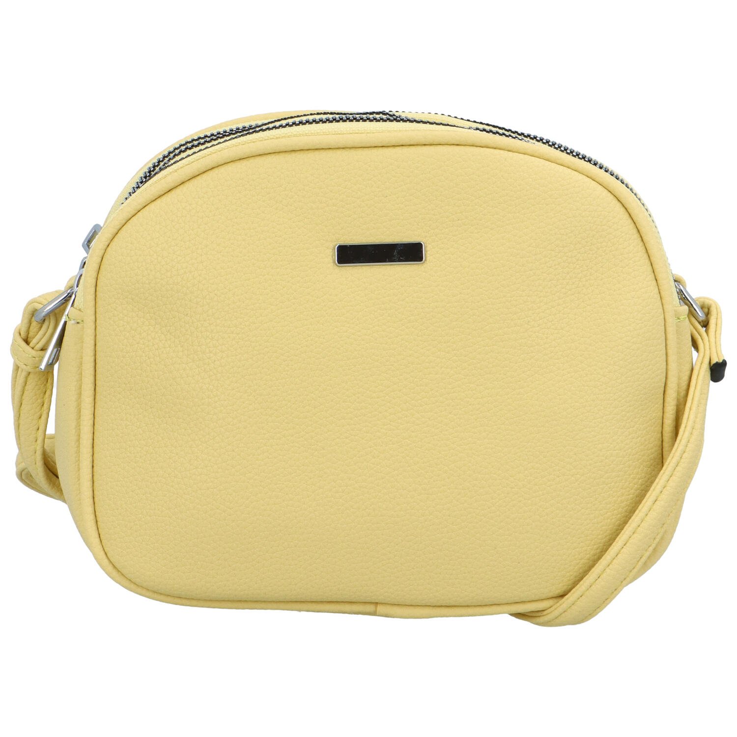 Dámská crossbody kabelka světle žlutá - Maria C Vilena