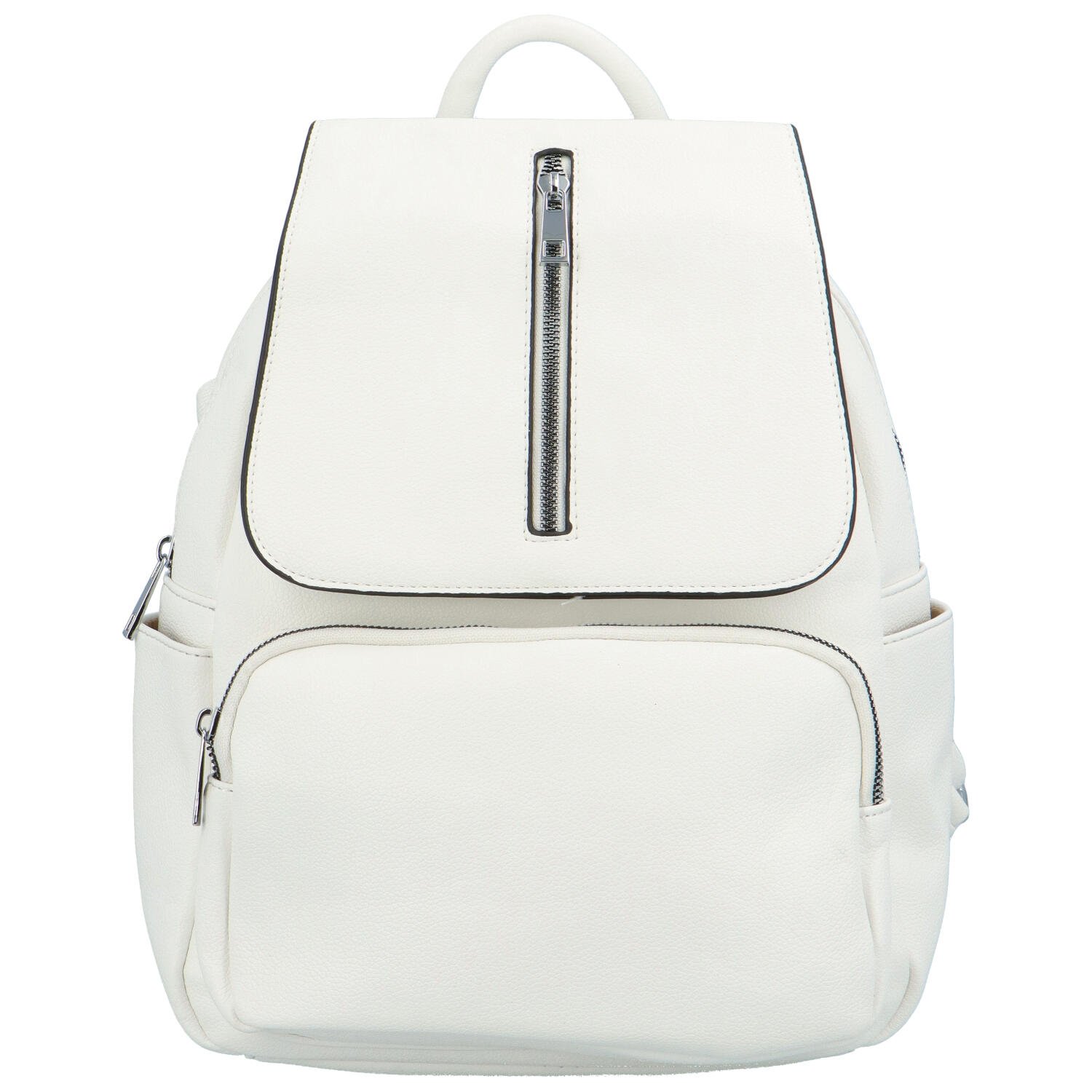 Dámský batoh kabelka bílý - Maria C Otoros