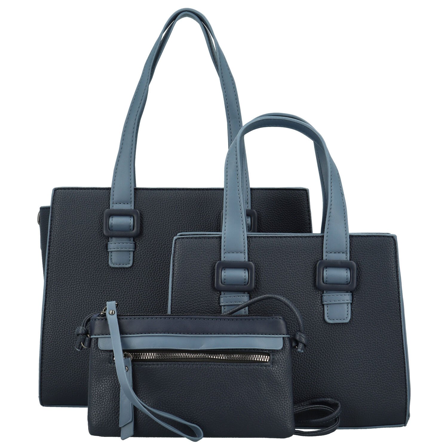 Dámský set kabelek tmavě modrý - Maria C Savina