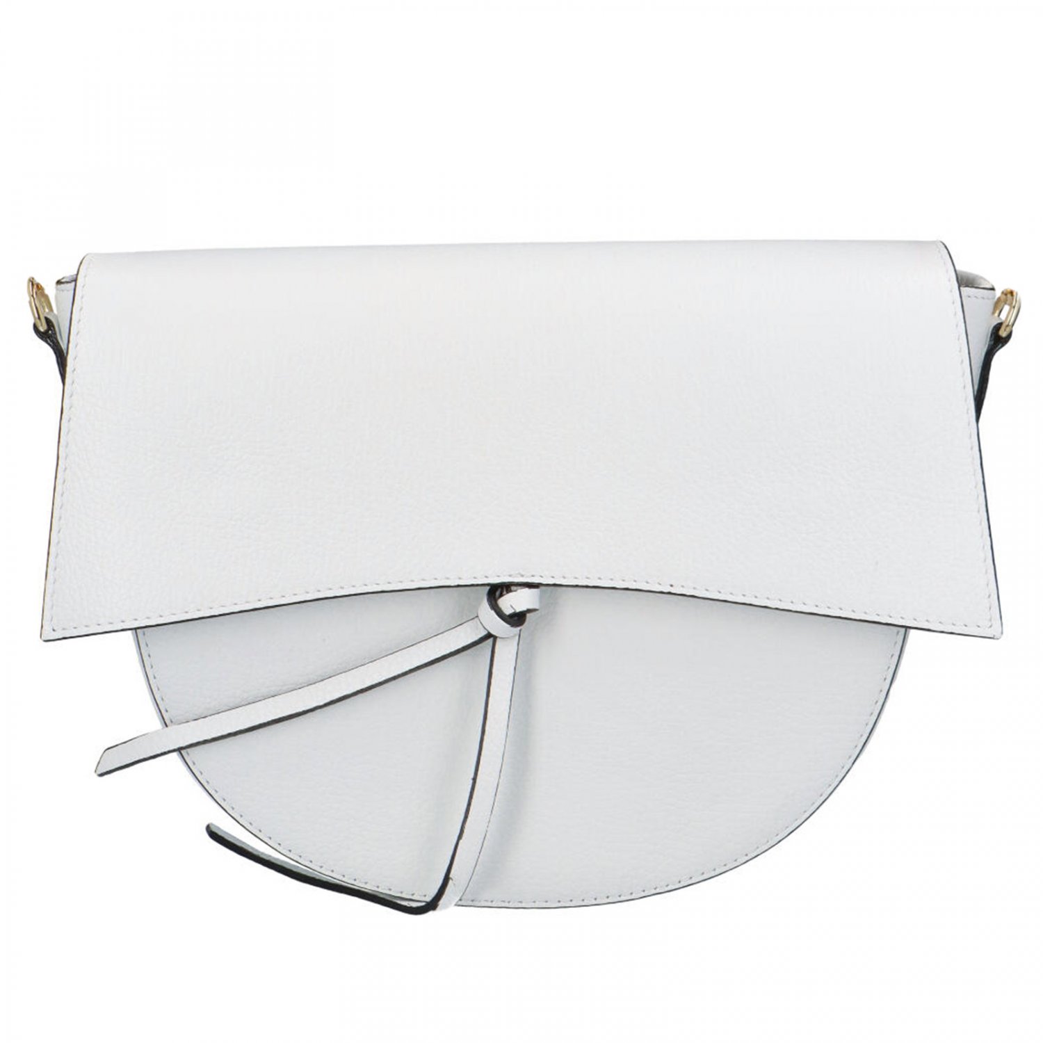 Dámská luxusní kožená kabelka bílá - ItalY Mephia