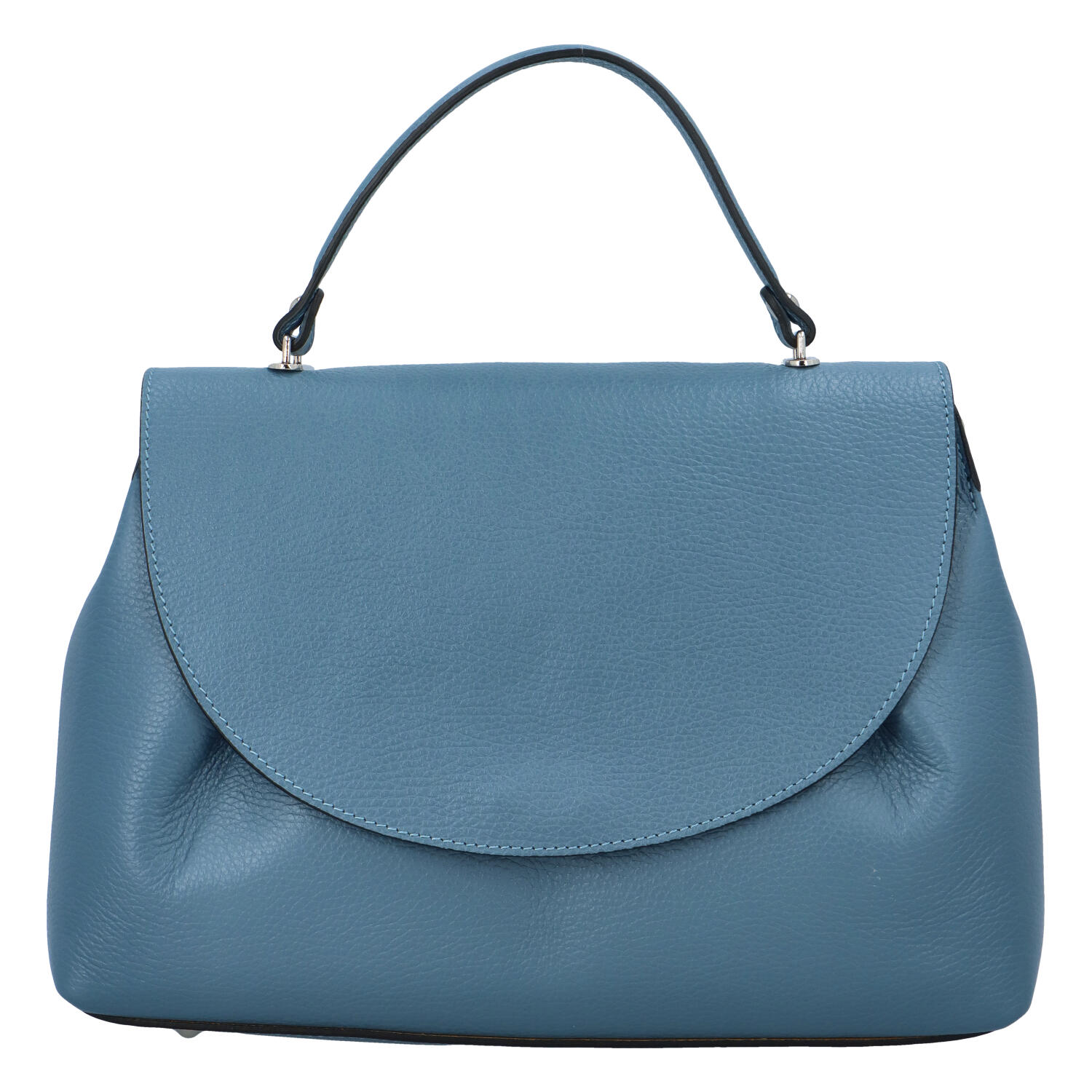 Dámská kožená kabelka do ruky bledě modrá - ItalY Patricia