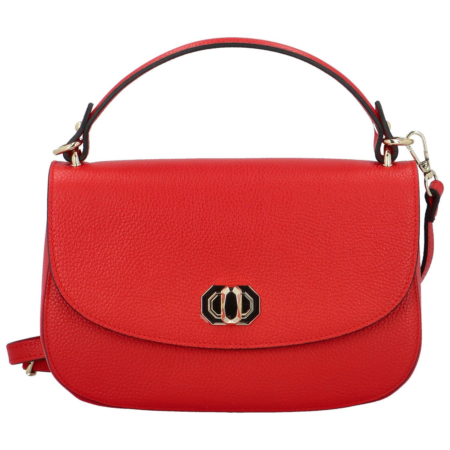 Dámská kožená crossbody červená - Delami Kamryn