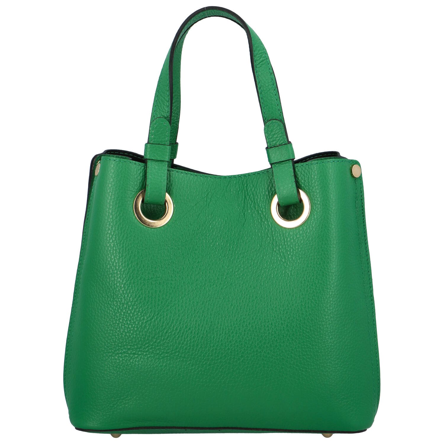 Dámská kožená kabelka zelená - Delami Roseli
