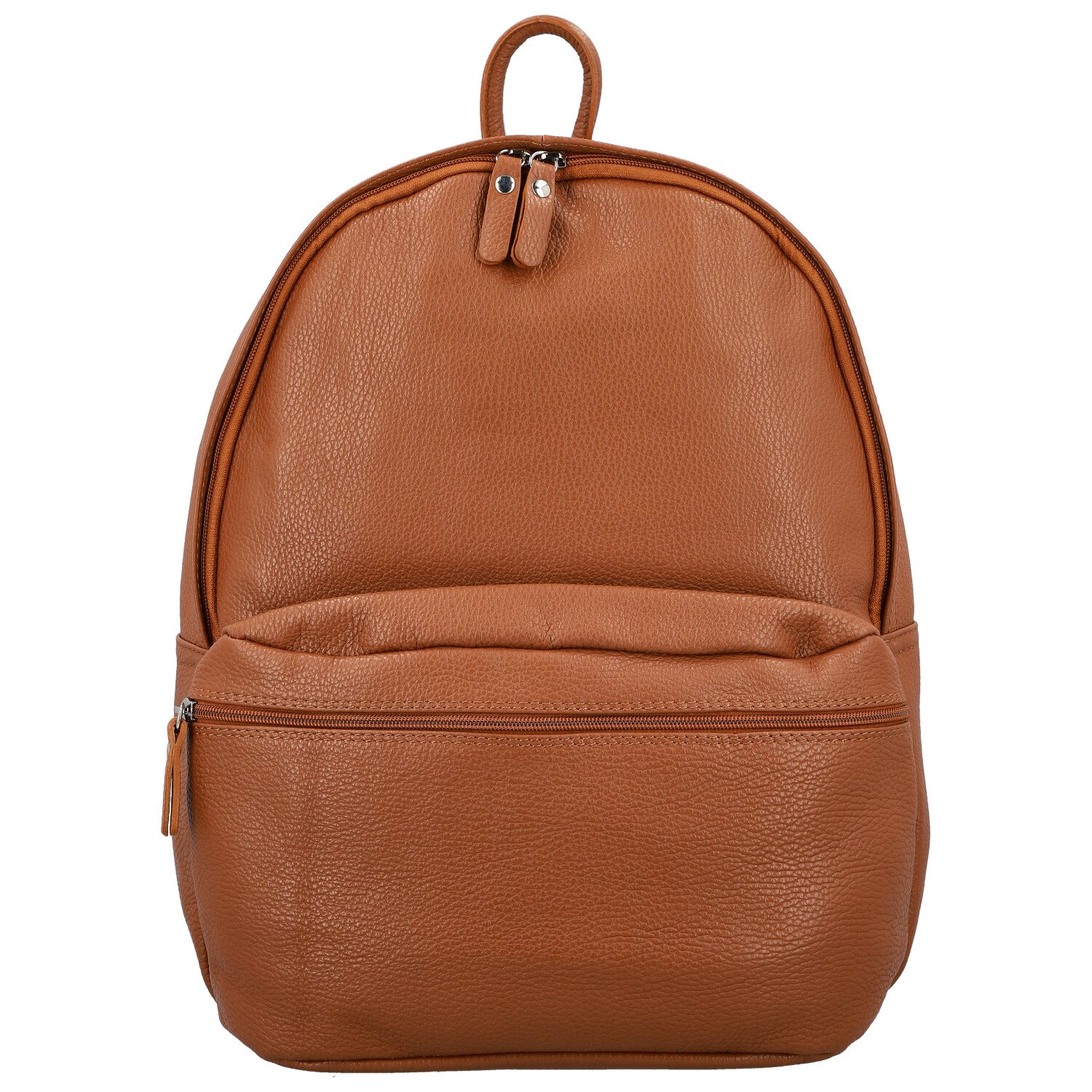 Dámský kožený batoh koňakový - Delami Vera Pelle Archie