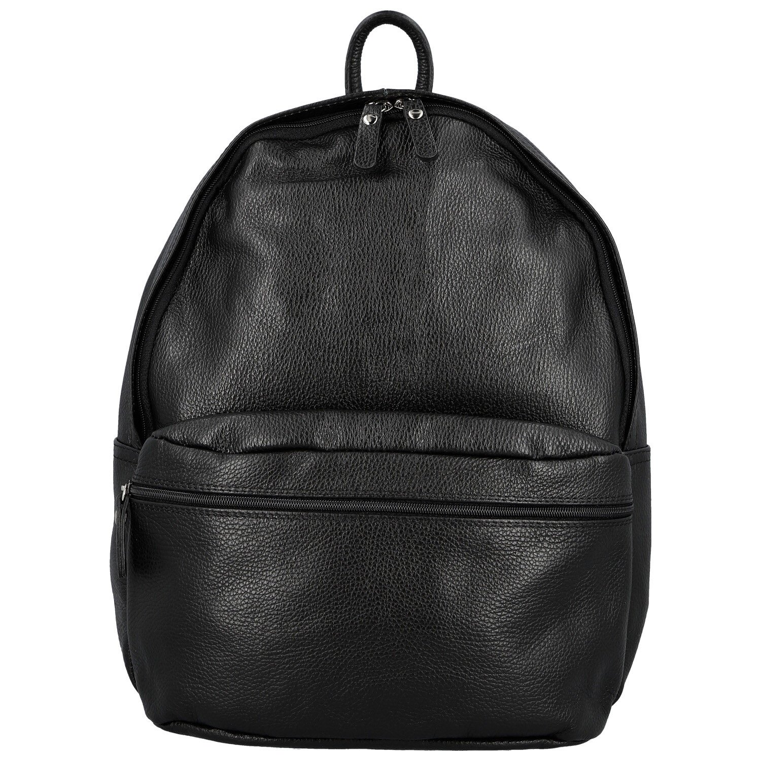 Dámský kožený batoh černý - Delami Vera Pelle Archie