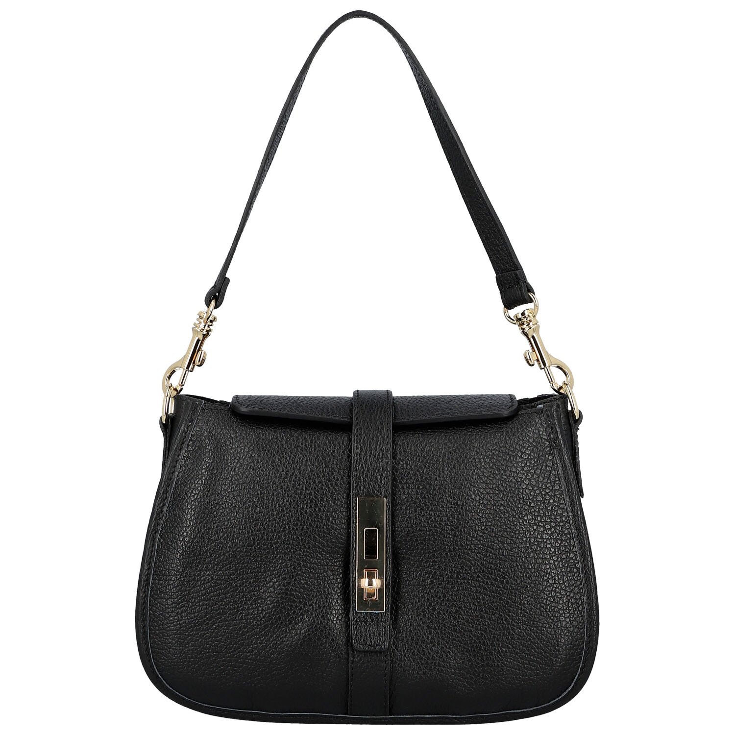 Dámská kabelka na rameno černá - Delami Vera Pelle Heloise