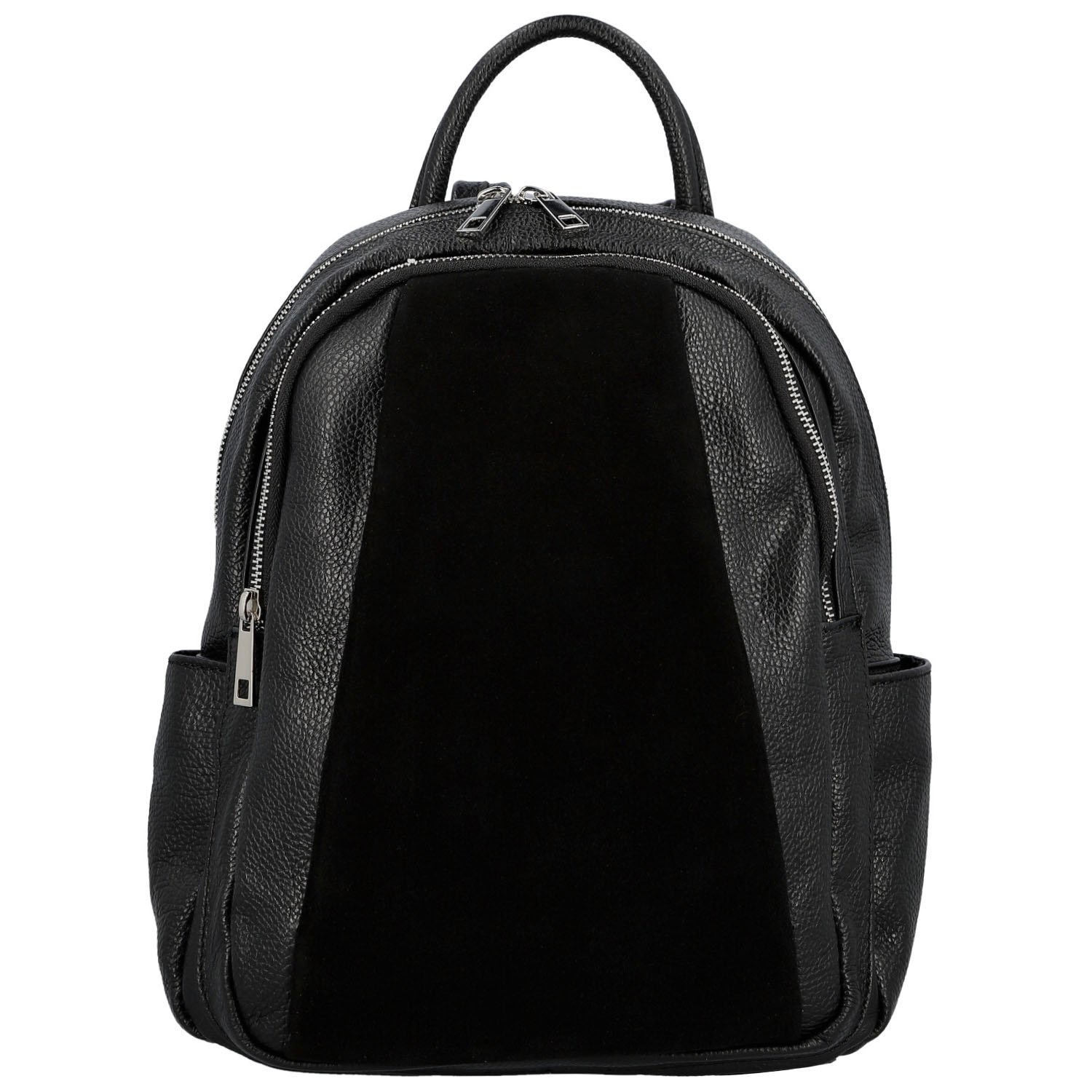 Dámský kožený batoh černý - Delami Vera Pelle Naoto