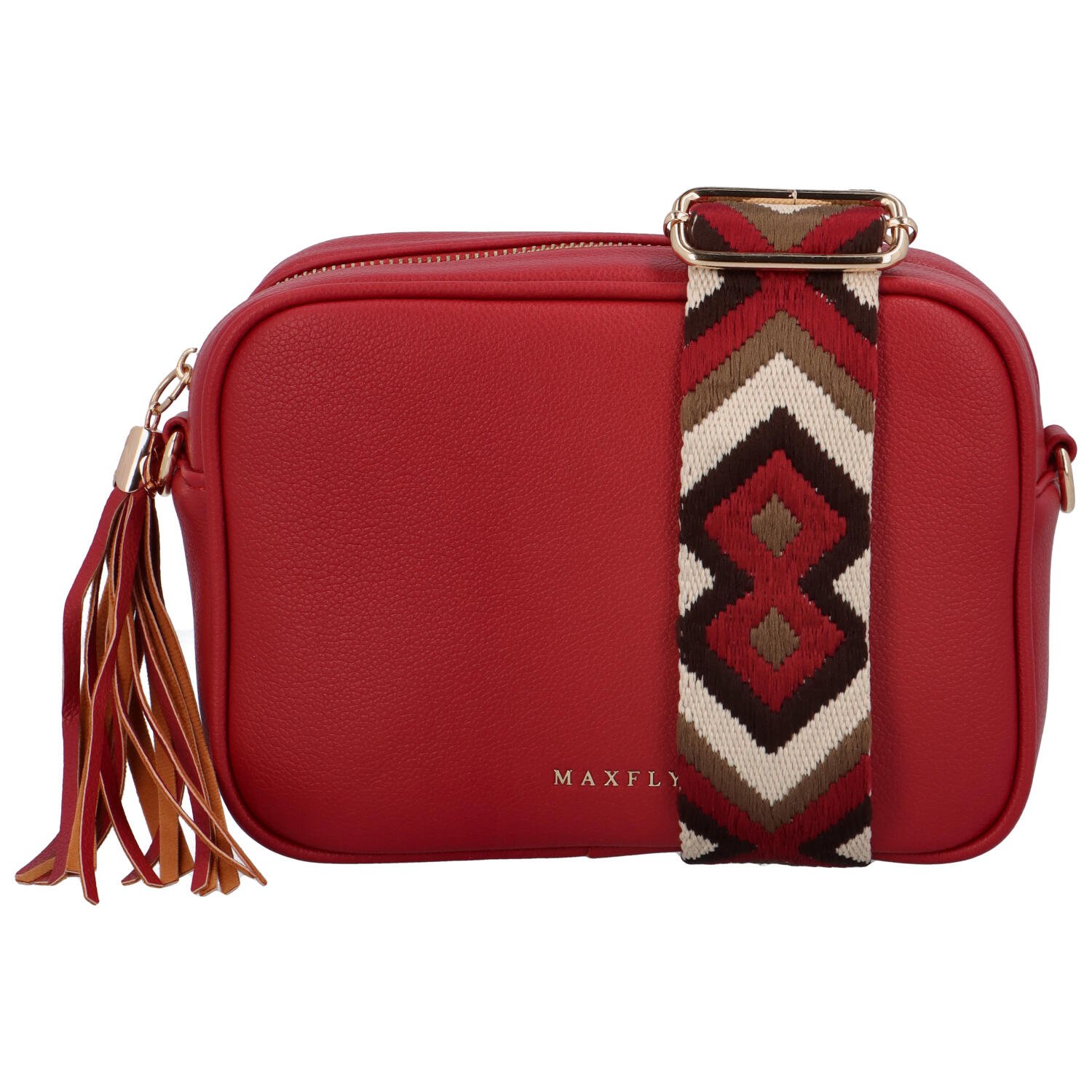 Dámská crossbody kabelka červená - MaxFly Caira