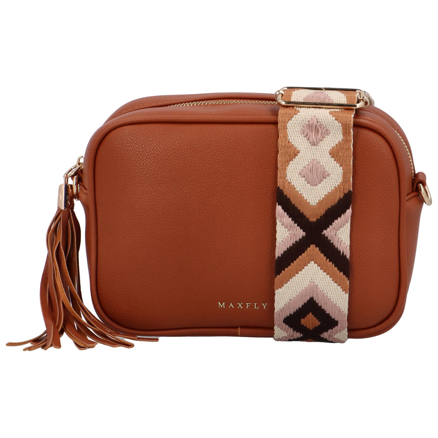 Dámská crossbody kabelka hnědá - MaxFly Caira
