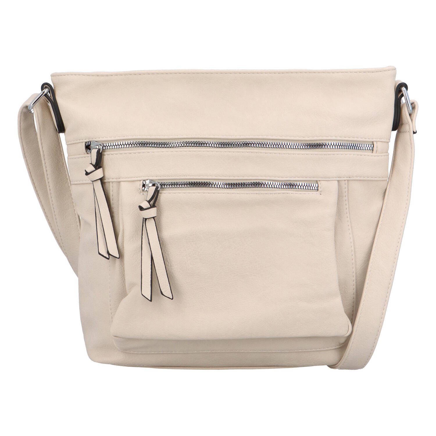 Dámská crossbody kabelka béžová - Paolo Bags Skule